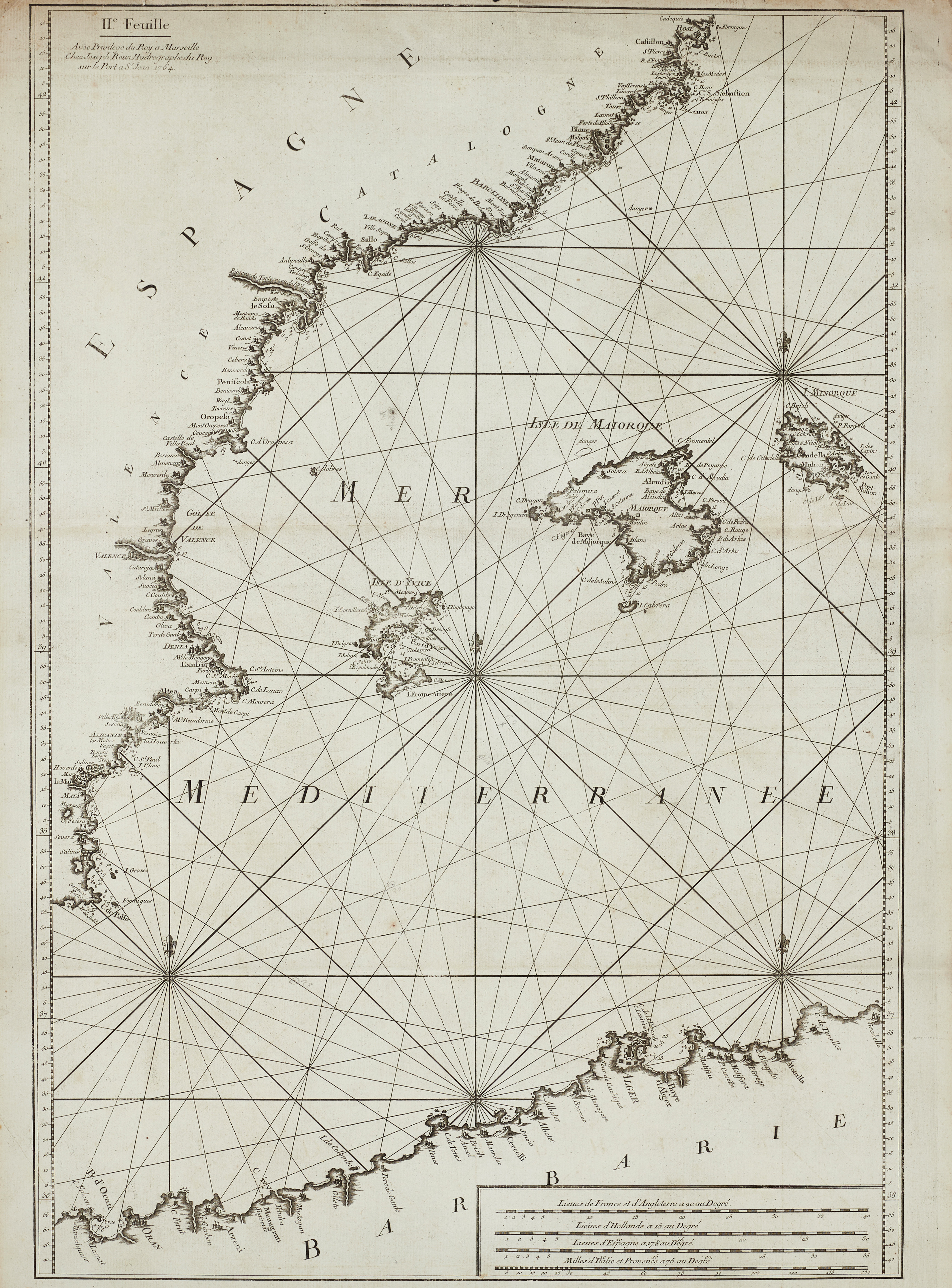 ROUX, Balearerna, 1764.