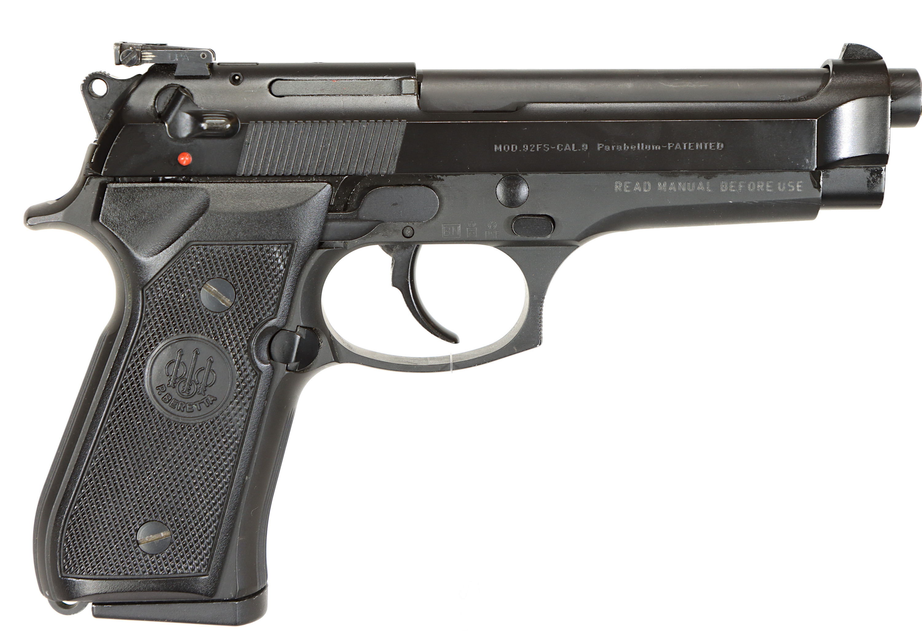 PISTOL, fabrikat Beretta, modell 92 FS, kaliber 9x19, tillv.nr N39649Z, se-nr SE2126415.