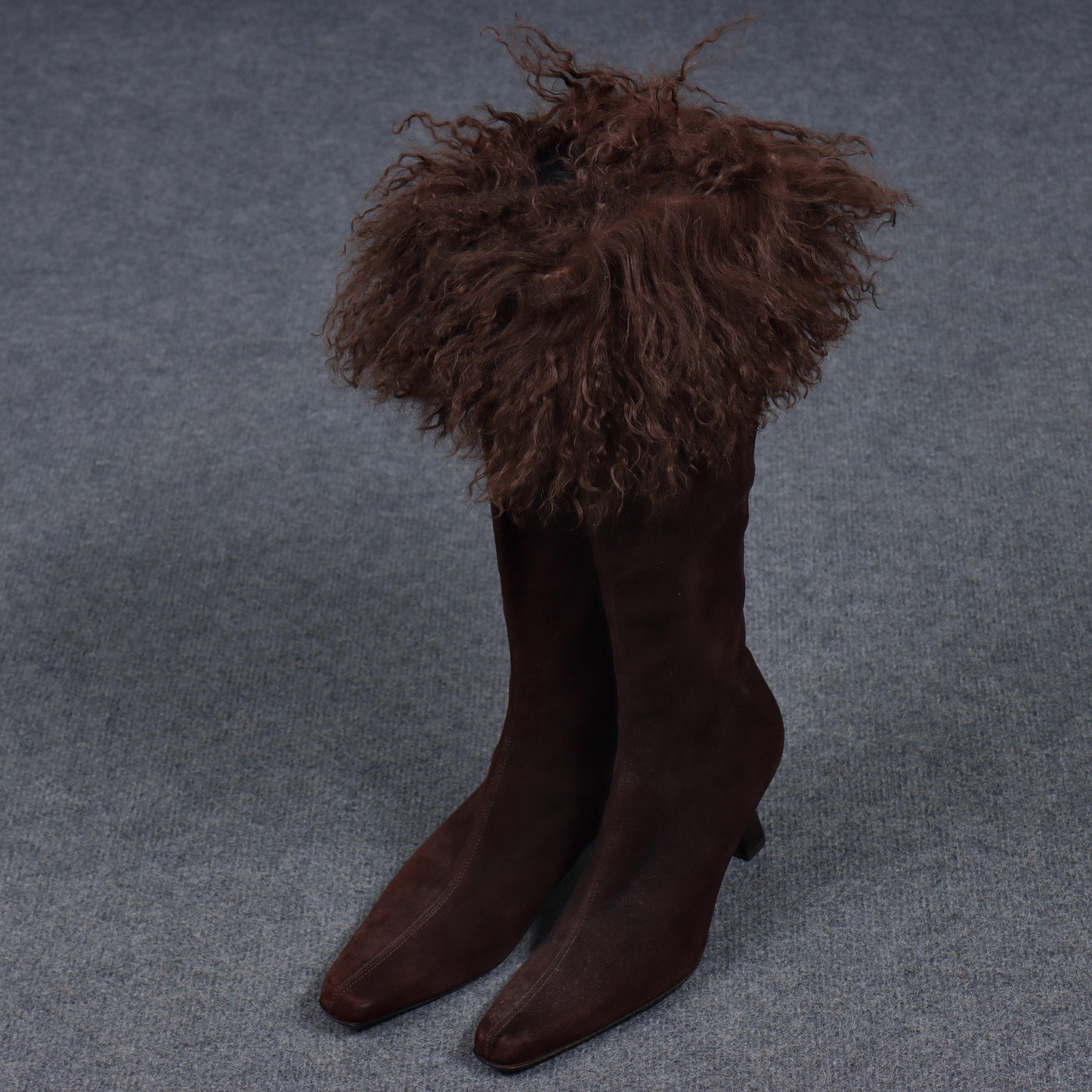 MARILYN ANSELM, HOBBS, PARET BRUNA MOCKASTÖVLAR, MADE IN ITALY.