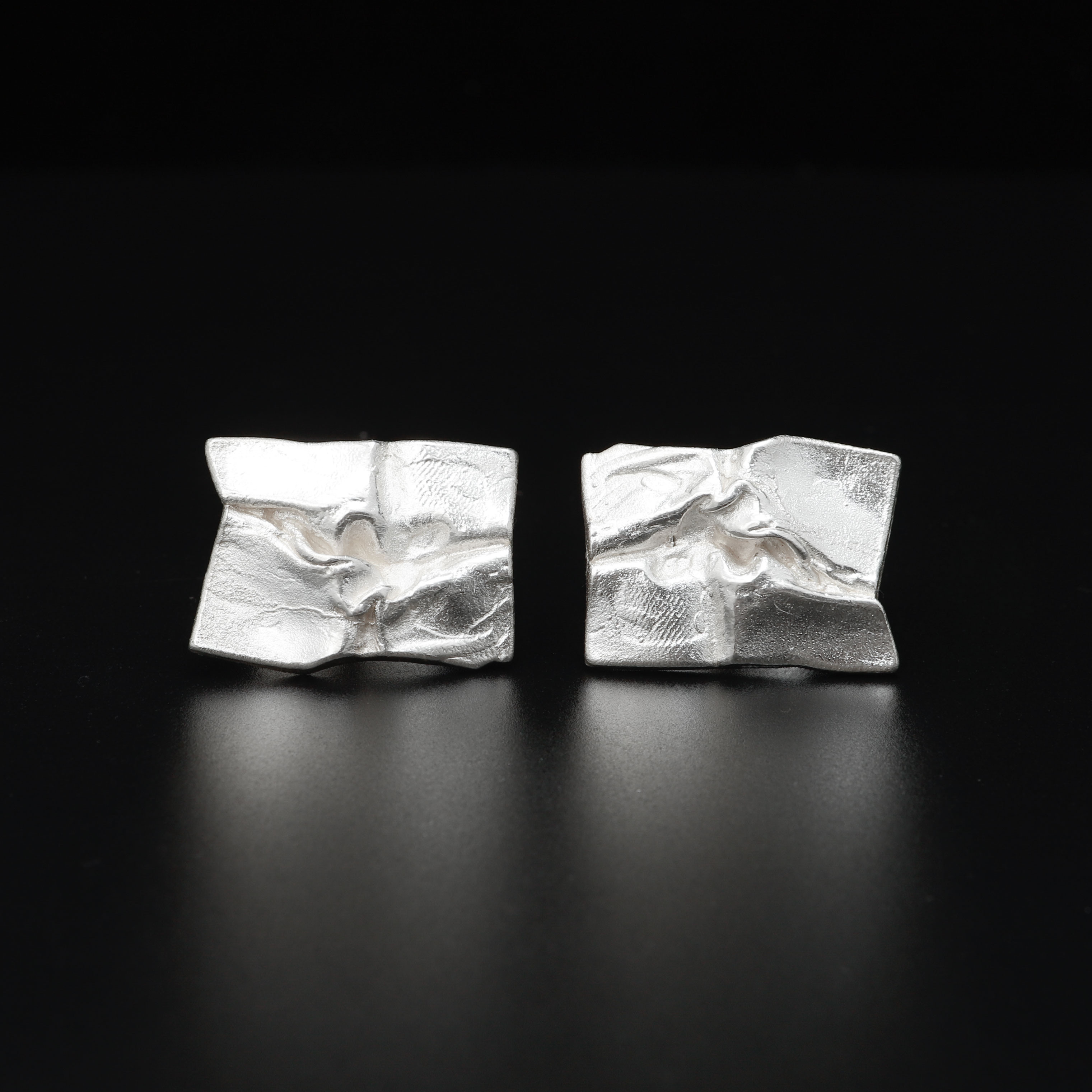 BJÖRN WECKSTRÖM. Manschettknappar, "Andromeda", silver, Lapponia, 1969.