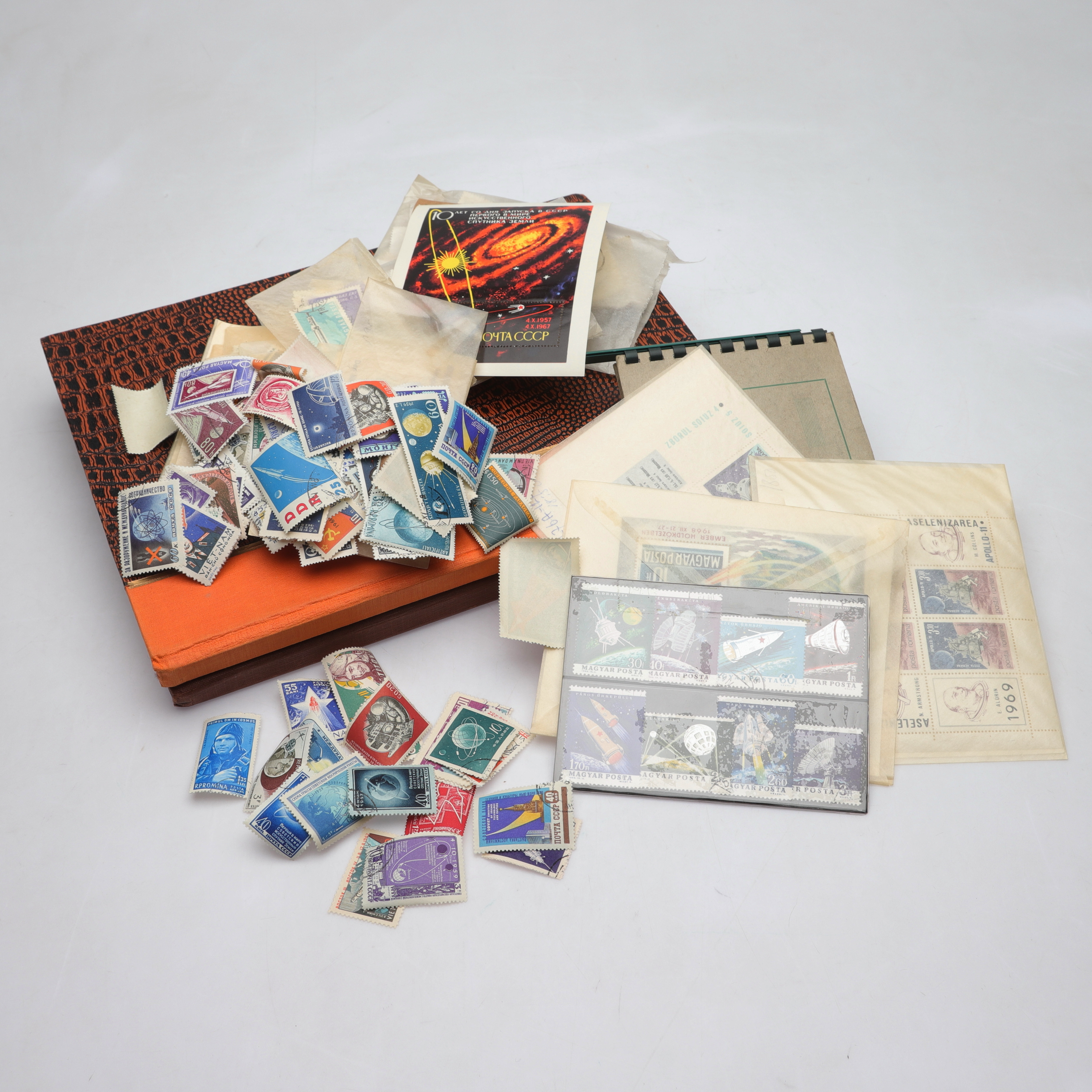 FRIMÄRKEN, Space race, parti, olika länder, omkring 1960.