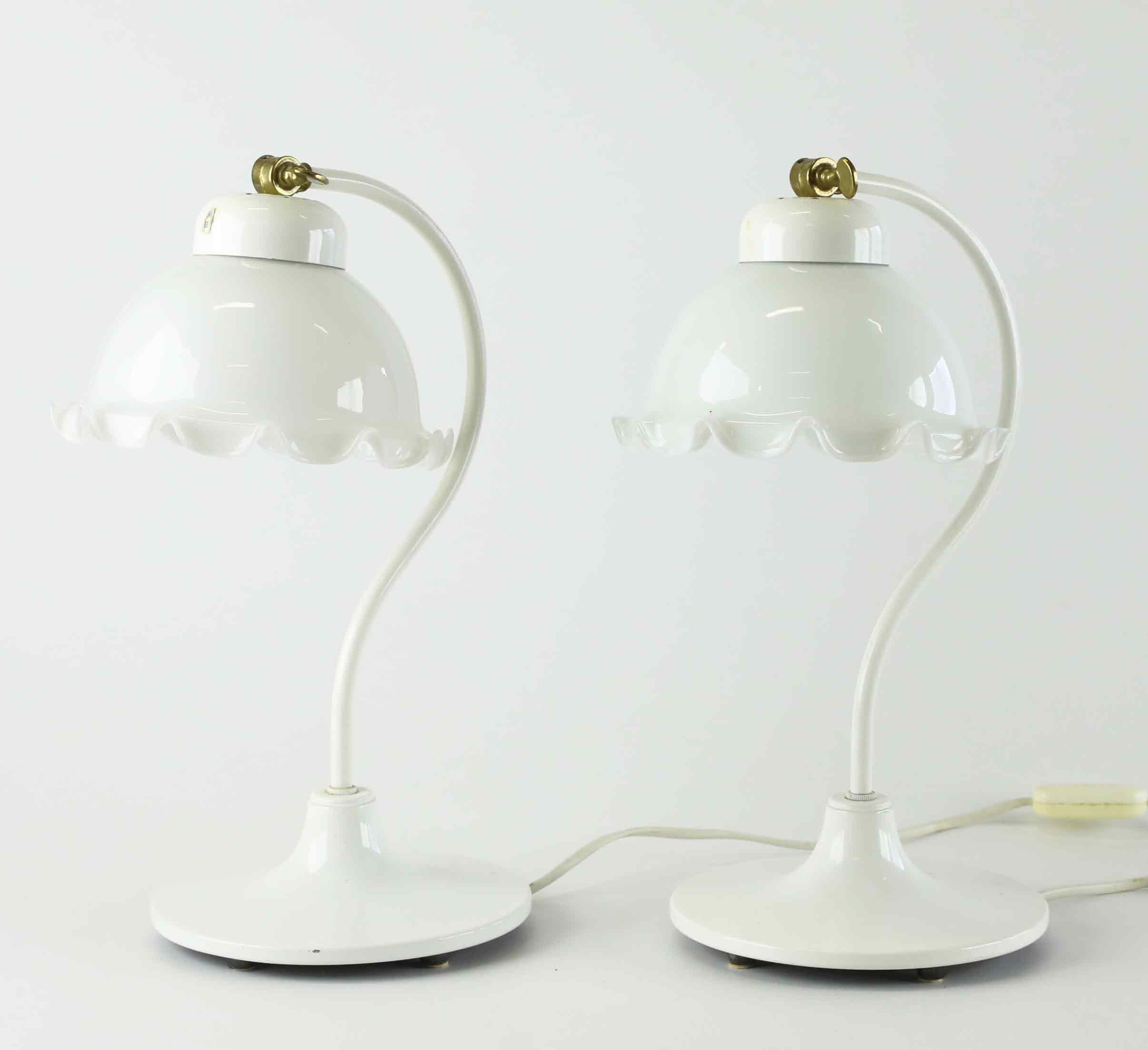 BORDSLAMPOR, ett par, Jugend-stil.