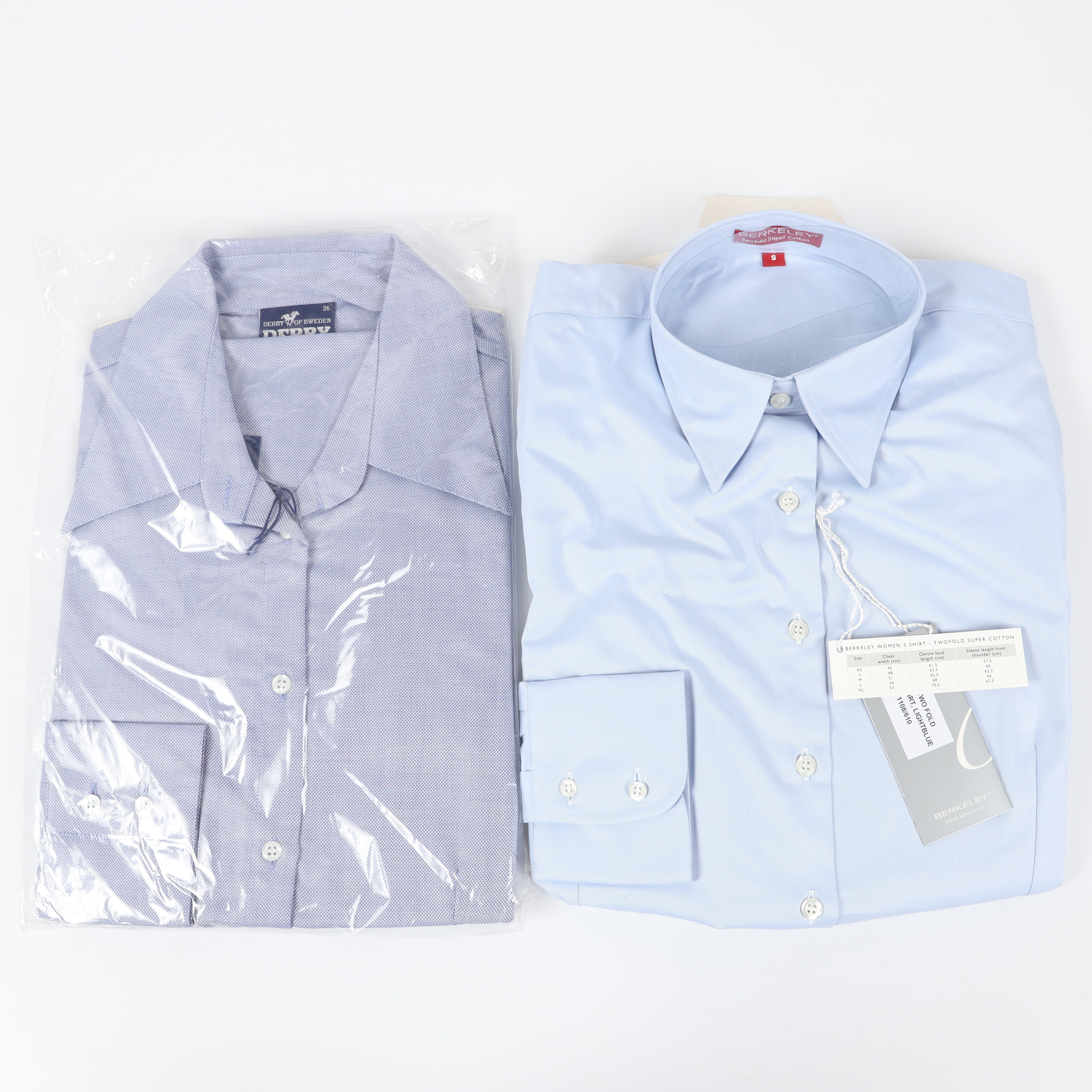 HERRSKJORTOR,2 stycken, Derby of Sweden/Berkley.