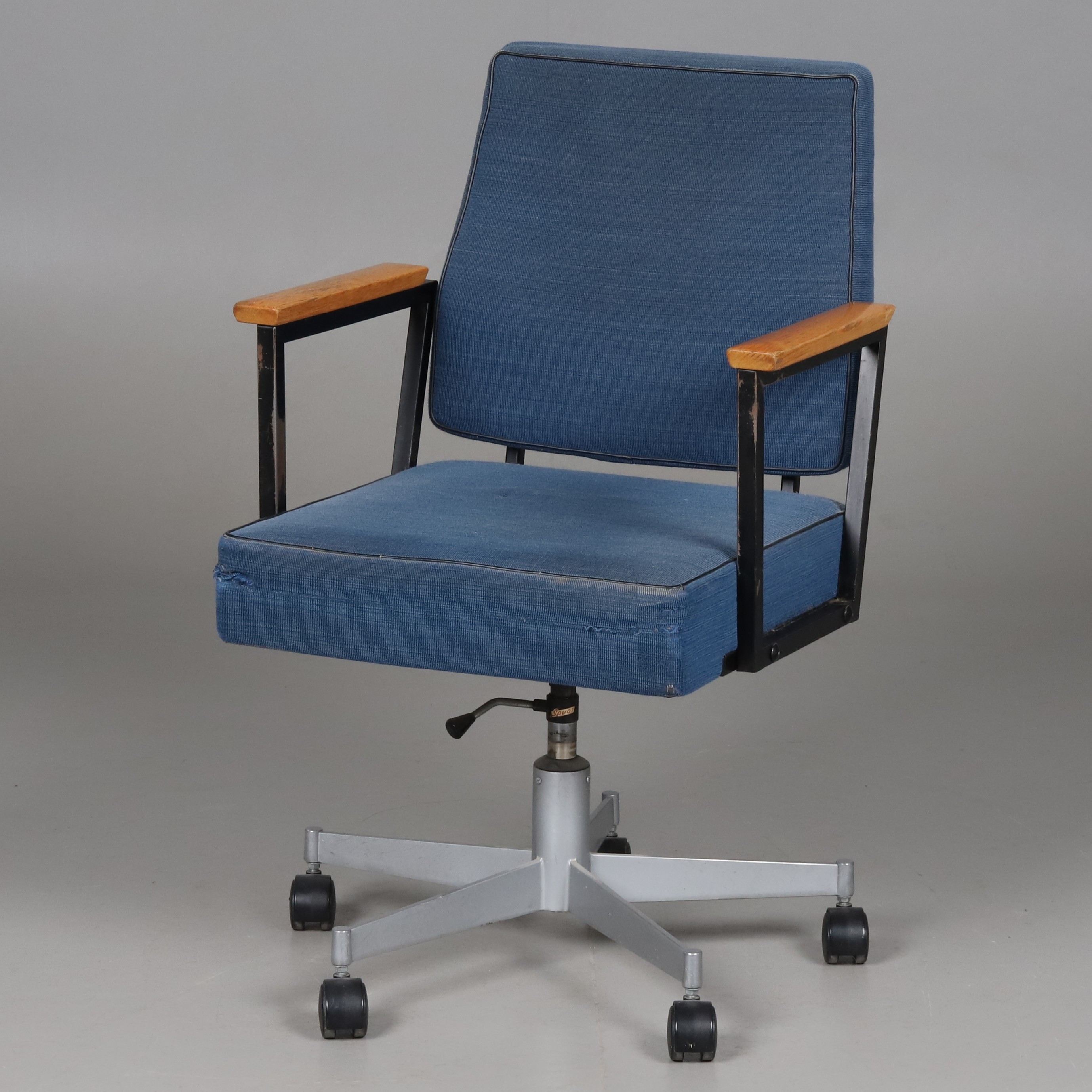 KONTORSTOL, Savo A/S, etikett och stämpelmärkt, Danmark, 1960-tal.