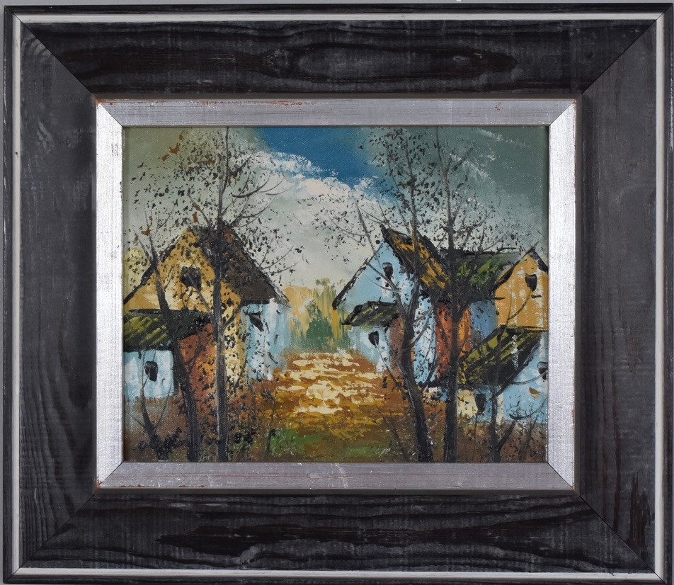 KJELL ALEXANDER KARLSSON. Olja på duk.