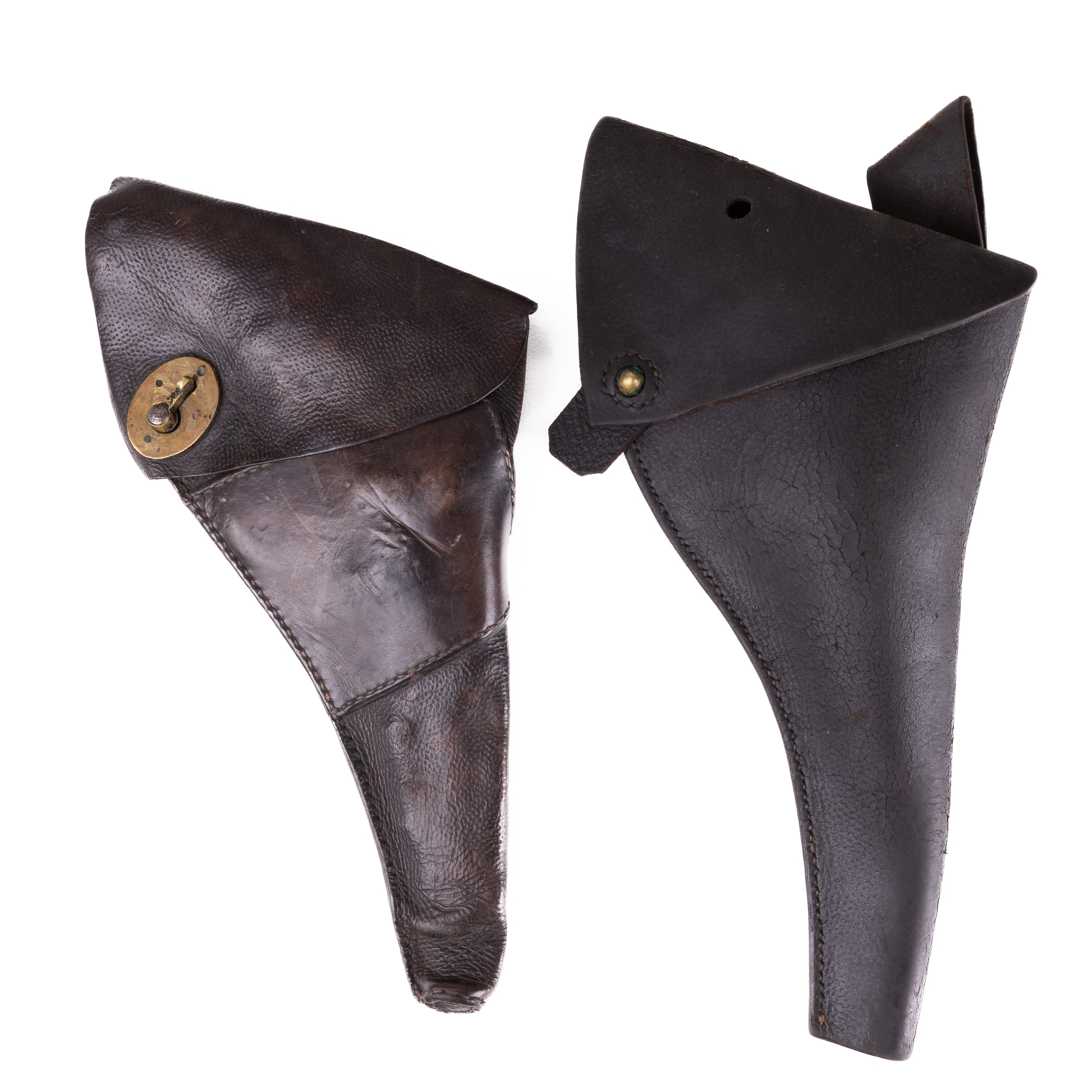 HÖLSTER, 2 st, m/1877 samt m/1871, Sverige, 1800-tal.