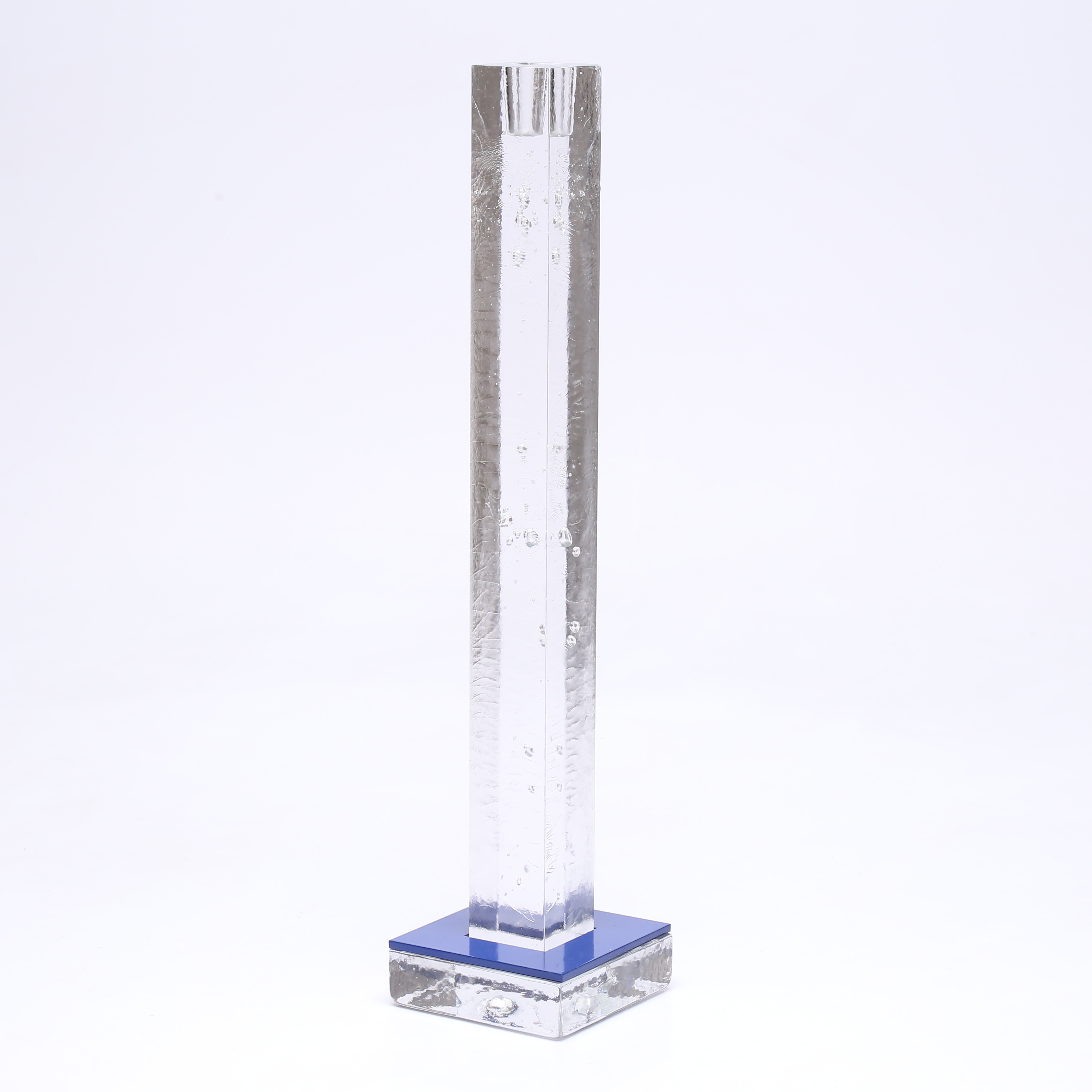 BERTIL VALLIEN. "Tower", ljusstake, Kosta Boda.