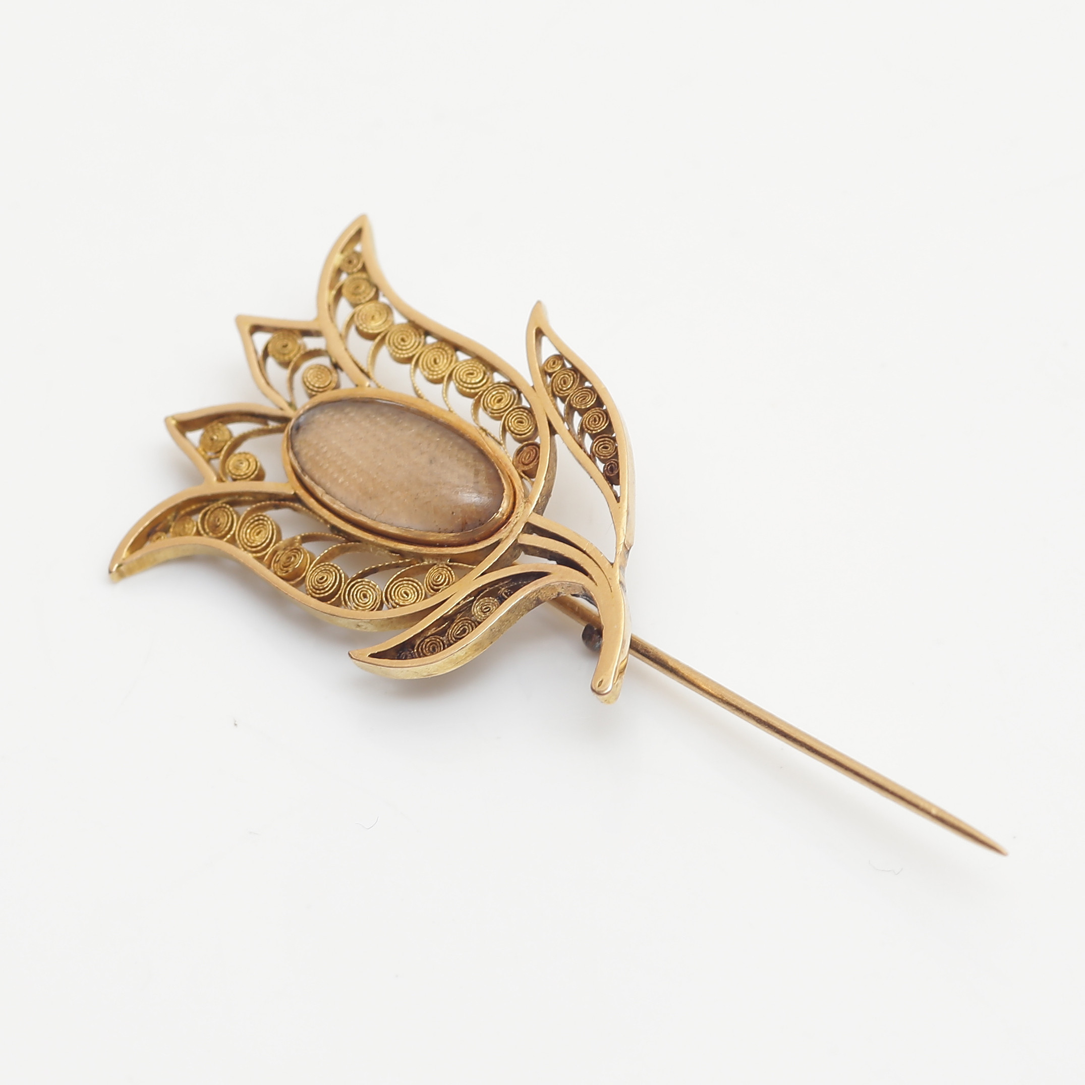 BROSCH "TULPAN" 18K GULD, A3 (1807).