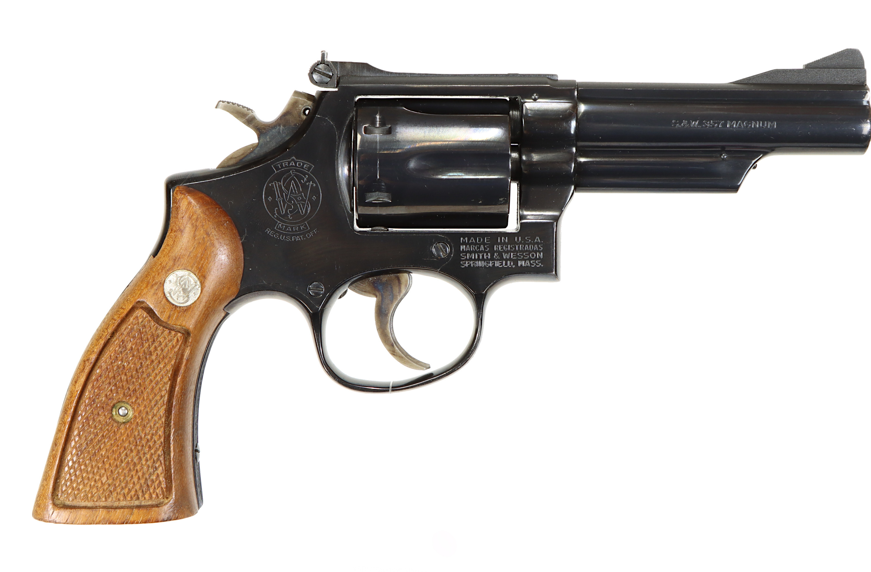 REVOLVER, fabrikat Smith & Wesson, modell 19-3, kaliber .357 Magnum, tillv.nr 9K14936, se-nr SE0209531.