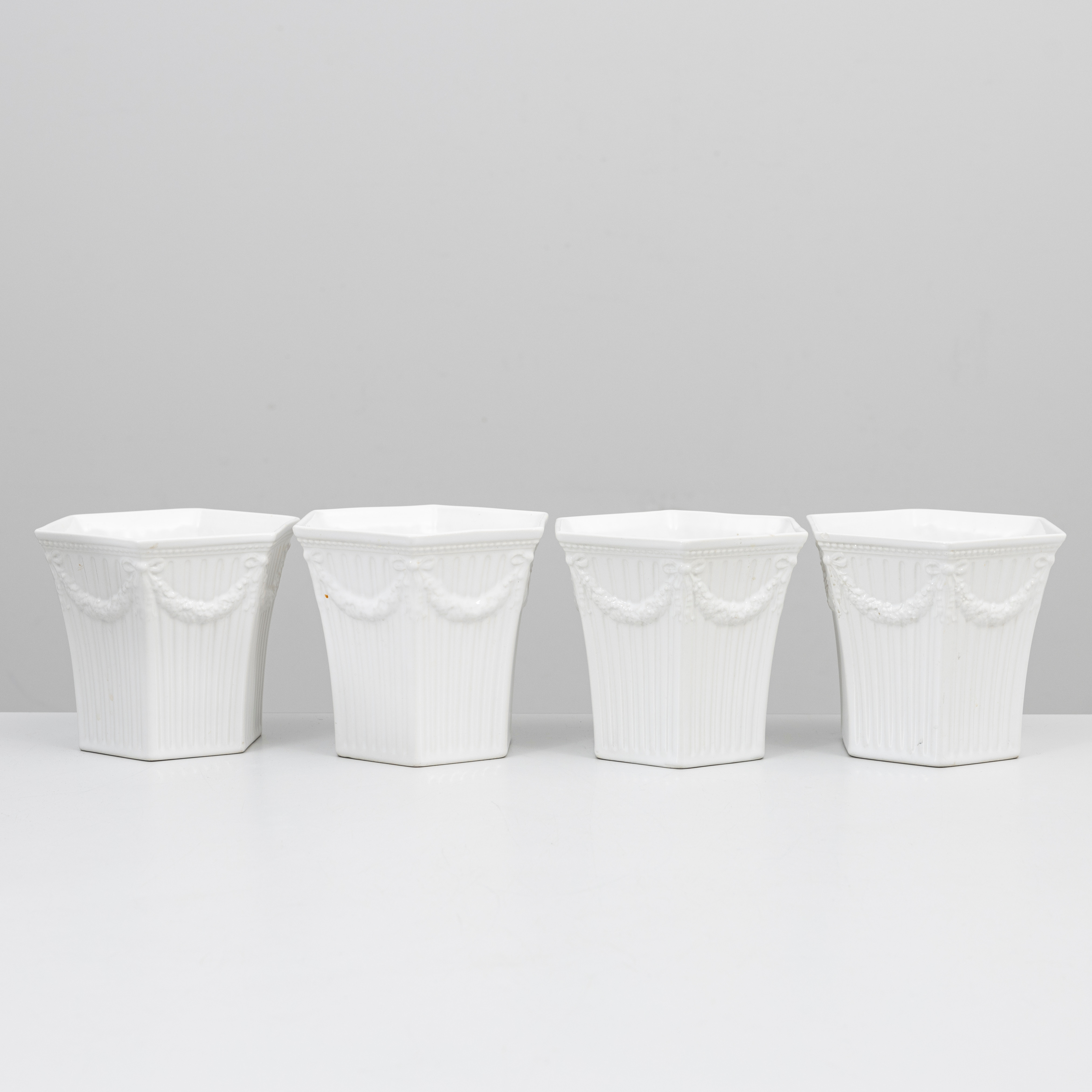 YTTERFODER, 4st, porslin, "Empire", Gustavsberg.