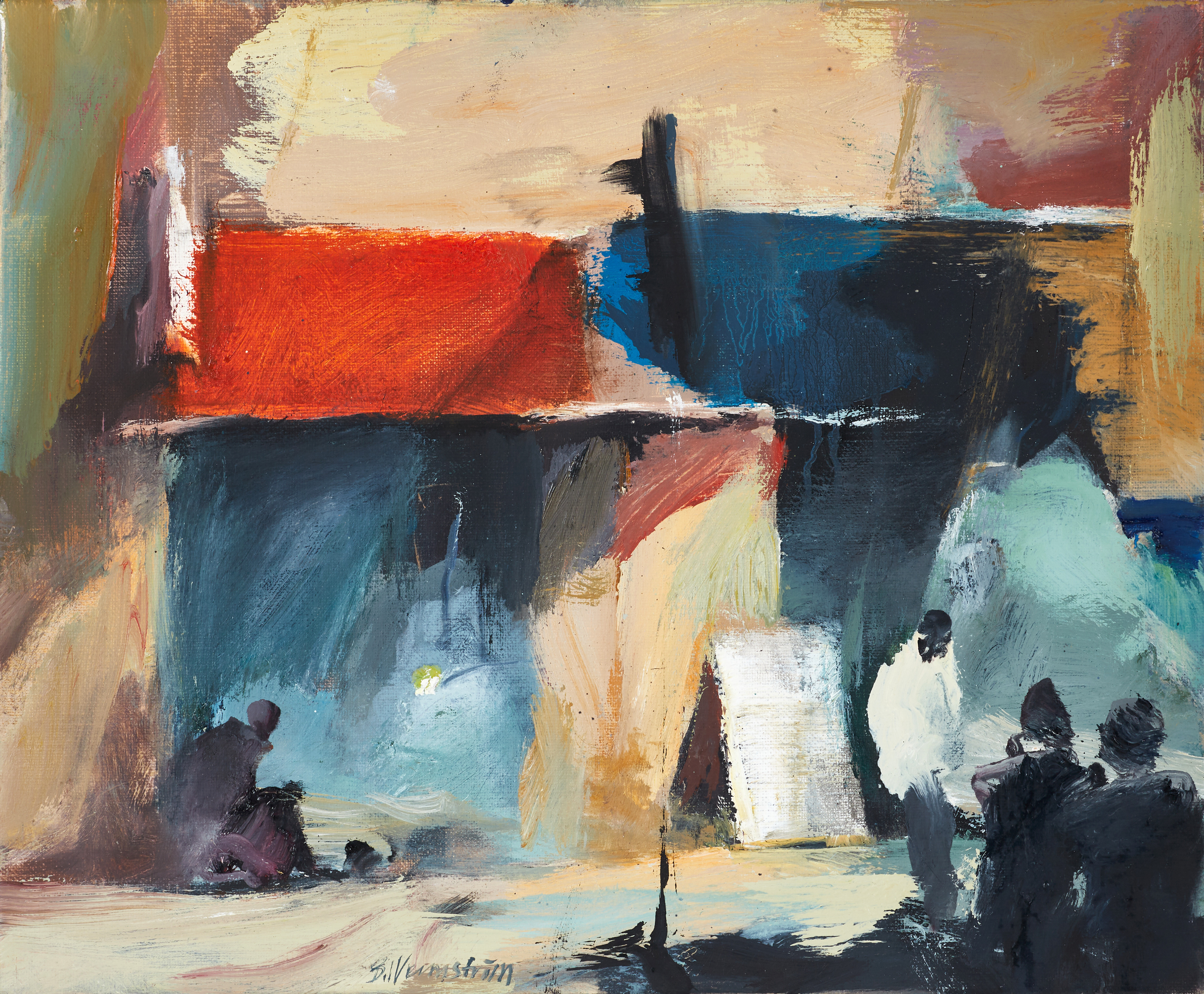 BERNDT WENNSTRÖM (född 1945). Butiker - Hornsgatan, signerad, olja på duk.