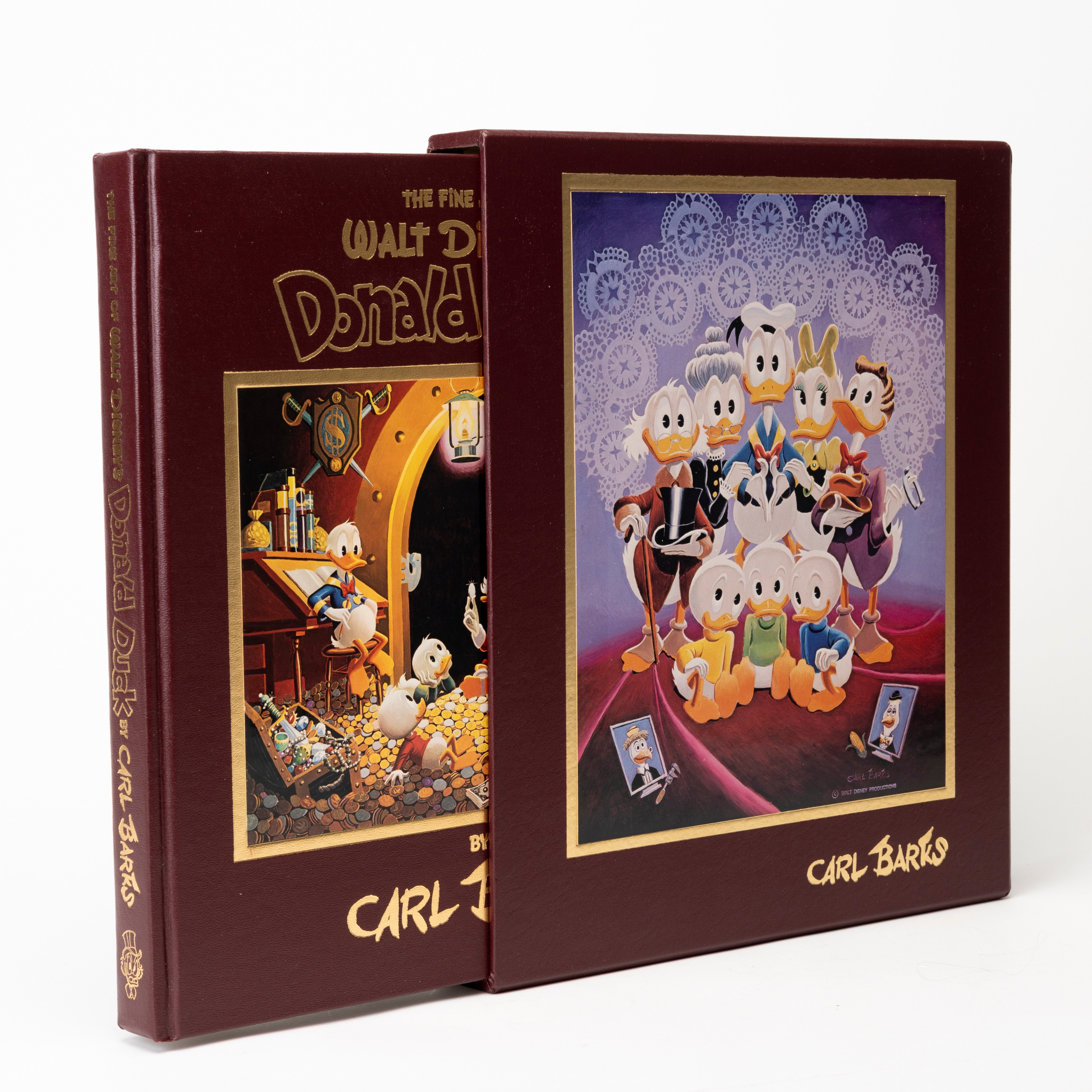 CARL BARKS. "The Fine Art of Walt Disney's Donald Duck by Carl Barks", The McDuck edition, signerad, numrerad 1810/1875. Another Rainbow publishing, 1981.