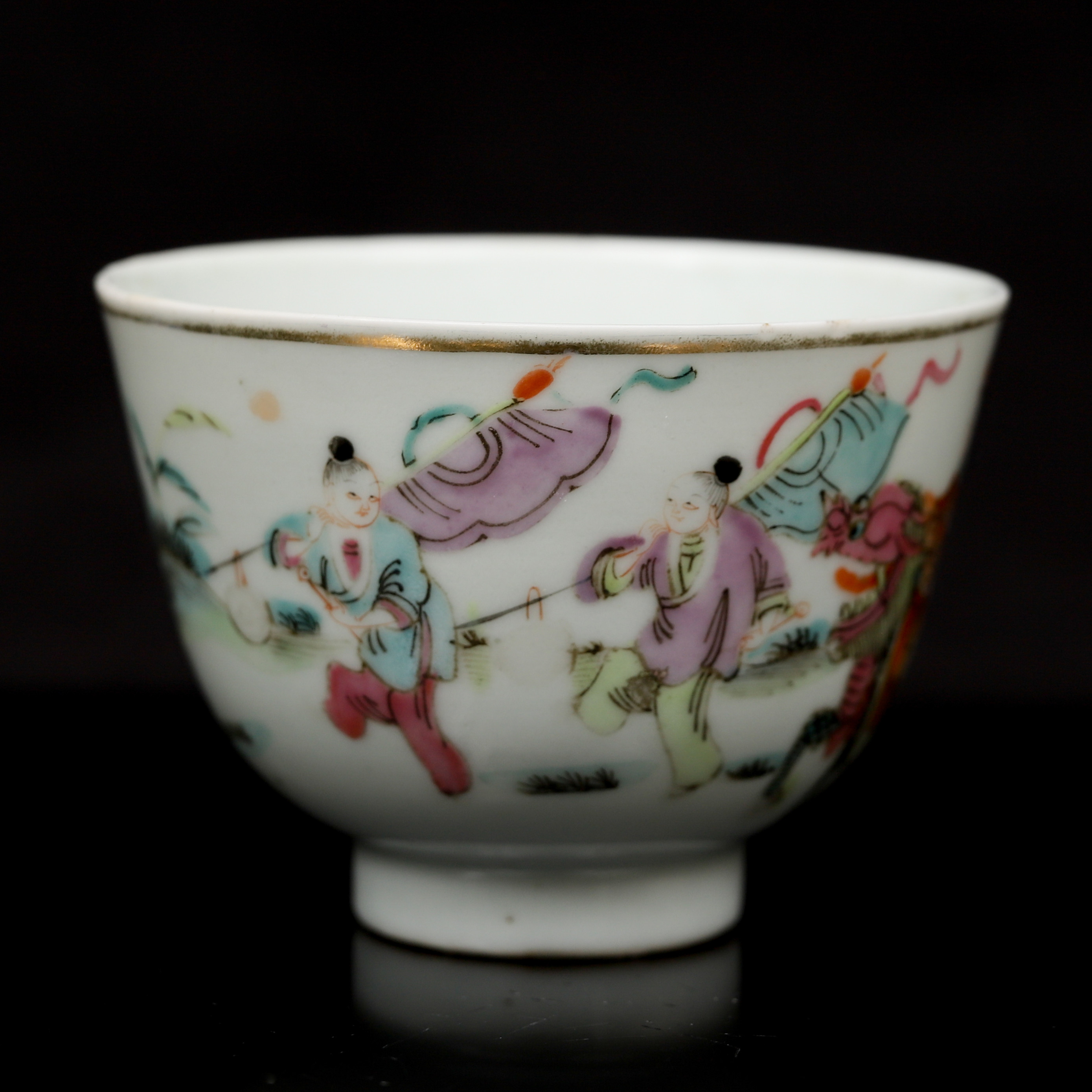 KOPP, porslin, Kina, troligen Republiken Kina 1912-1949).