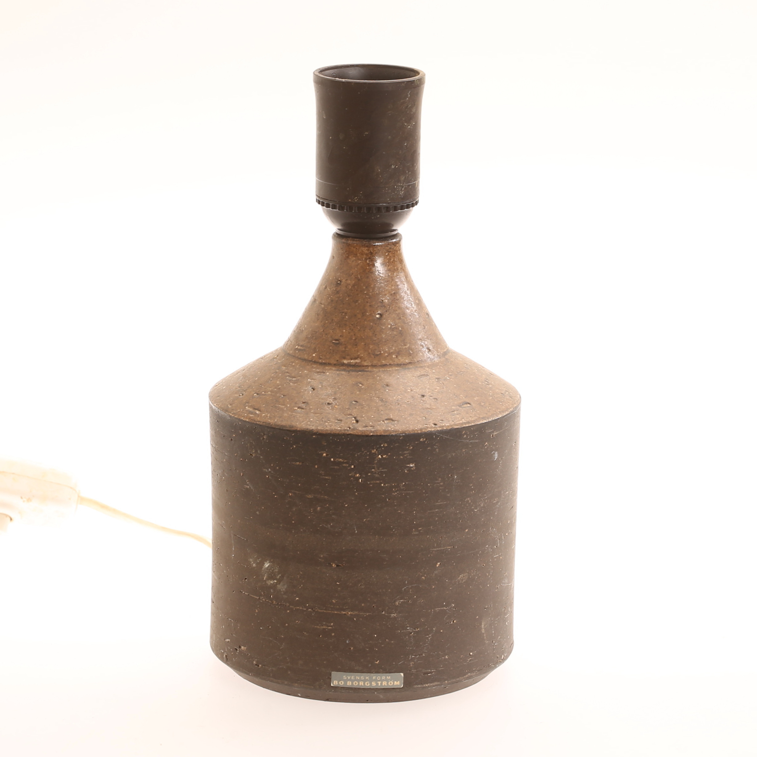 BORDSLAMPA, stengods, Bo Borgström.