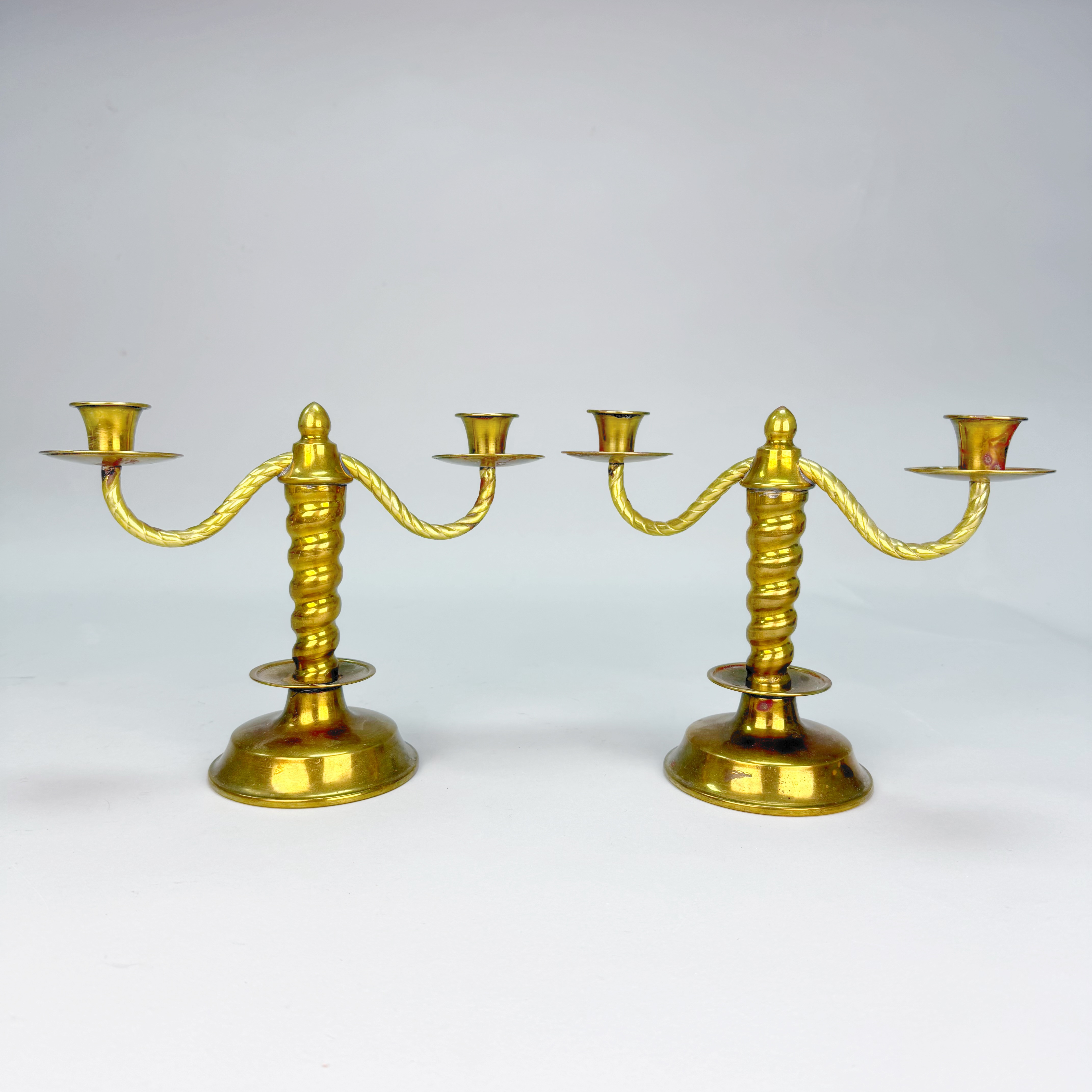 KANDELABRAR -Barockstil, Gottfrid Carlsson, Eskilstuna.