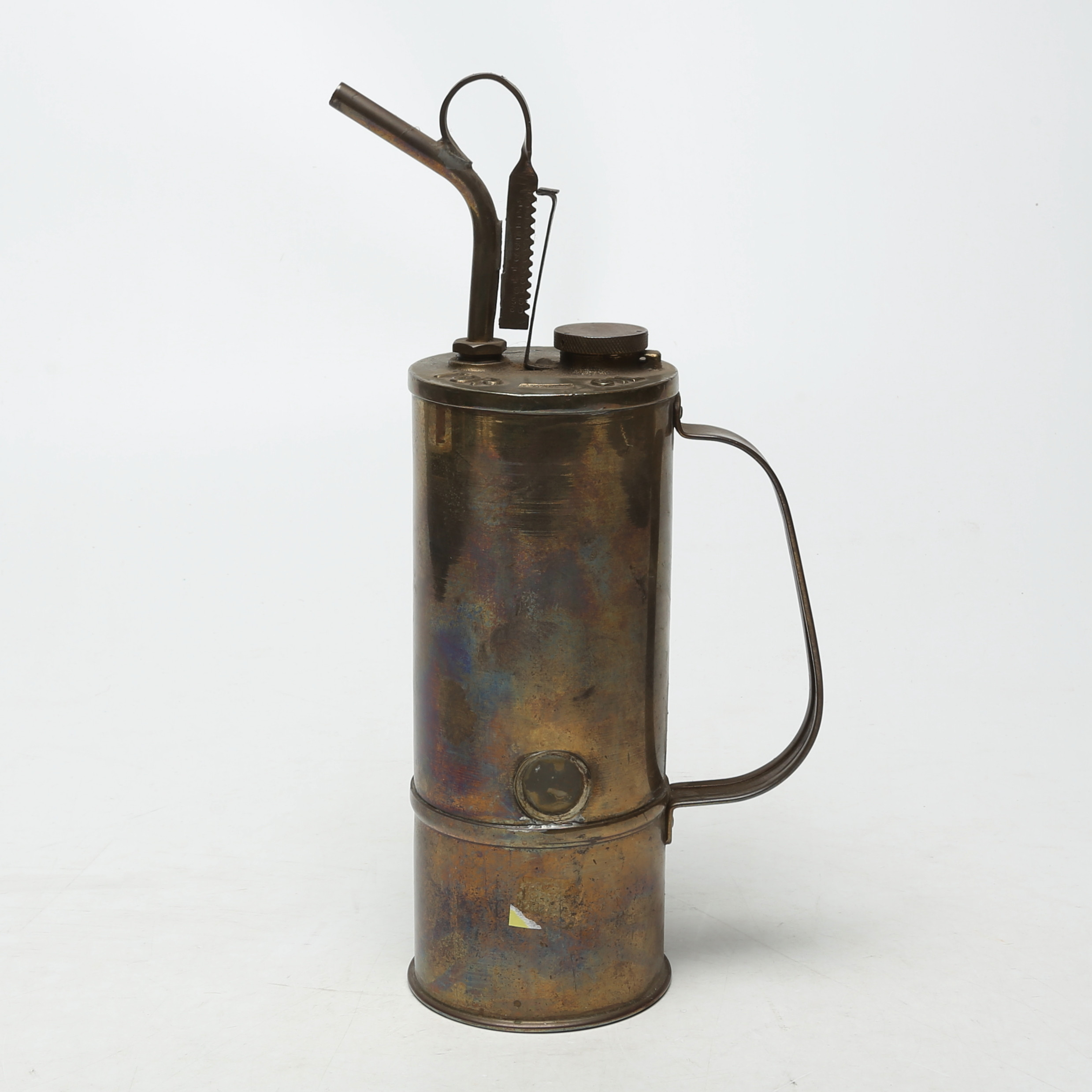 OLJEKANNA, mässing, till ånglok.