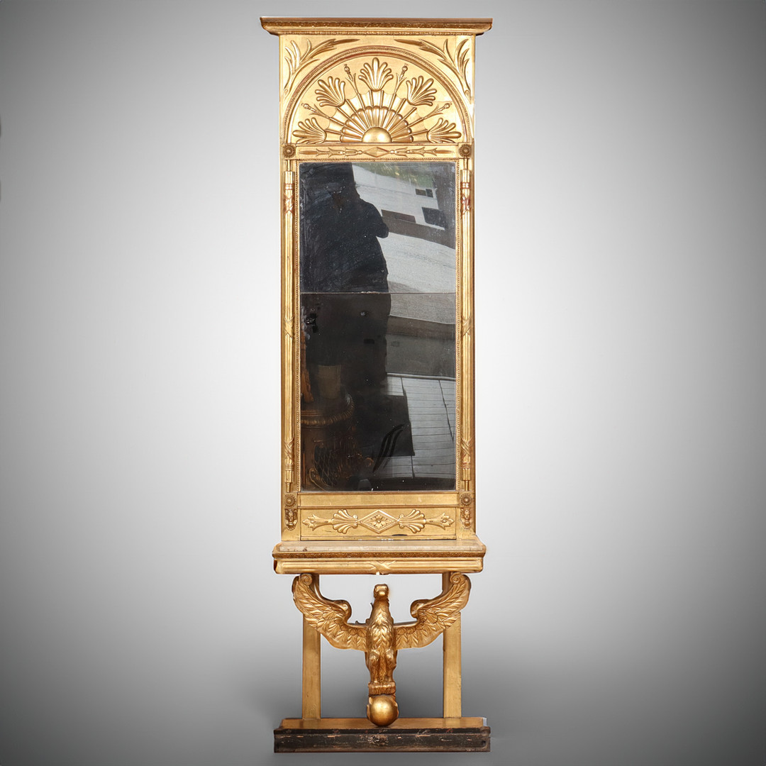 SPEGEL med KONSOLBORD, Empire, 1800-talets första hälft.