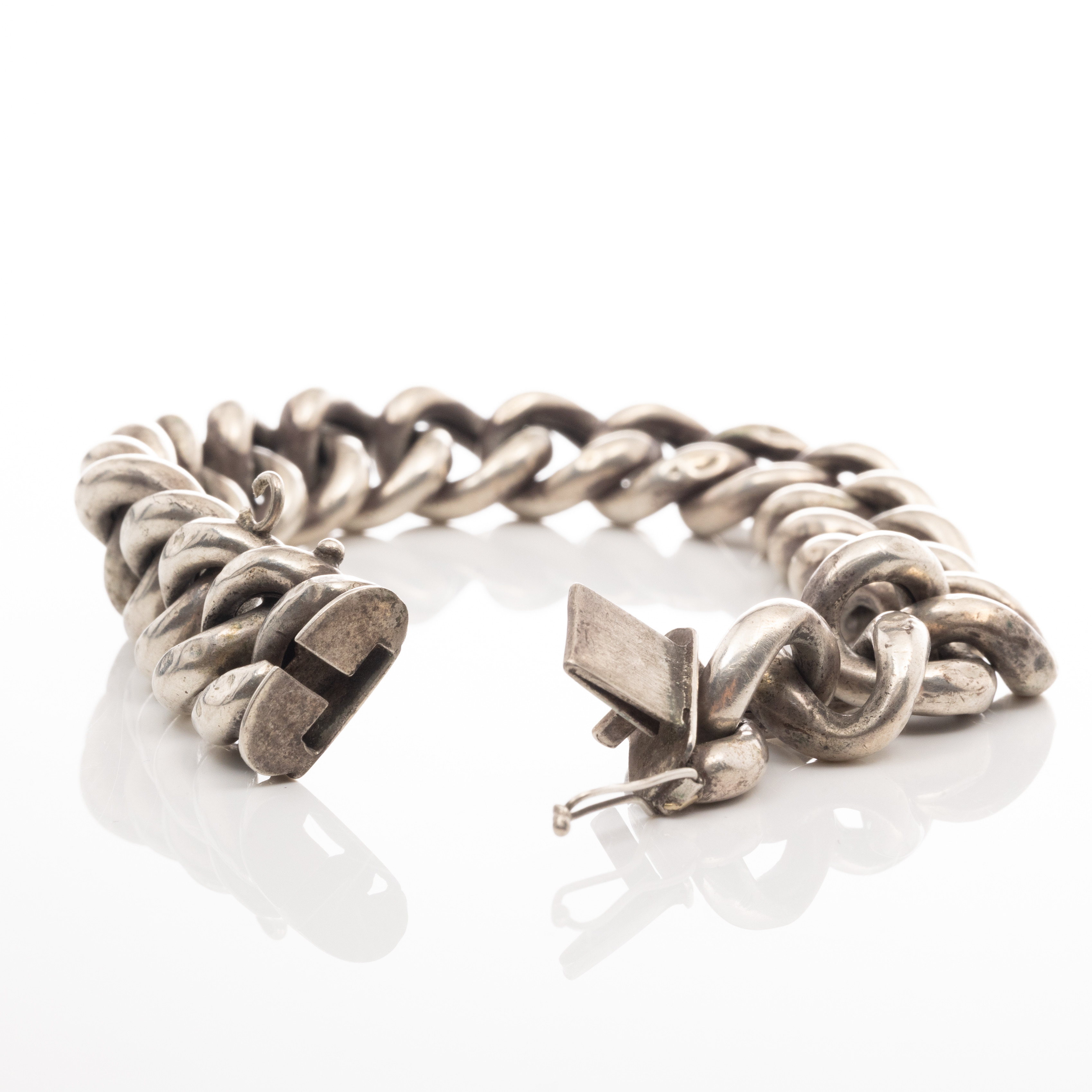 ARMBAND, Silver, Pansarlänk.