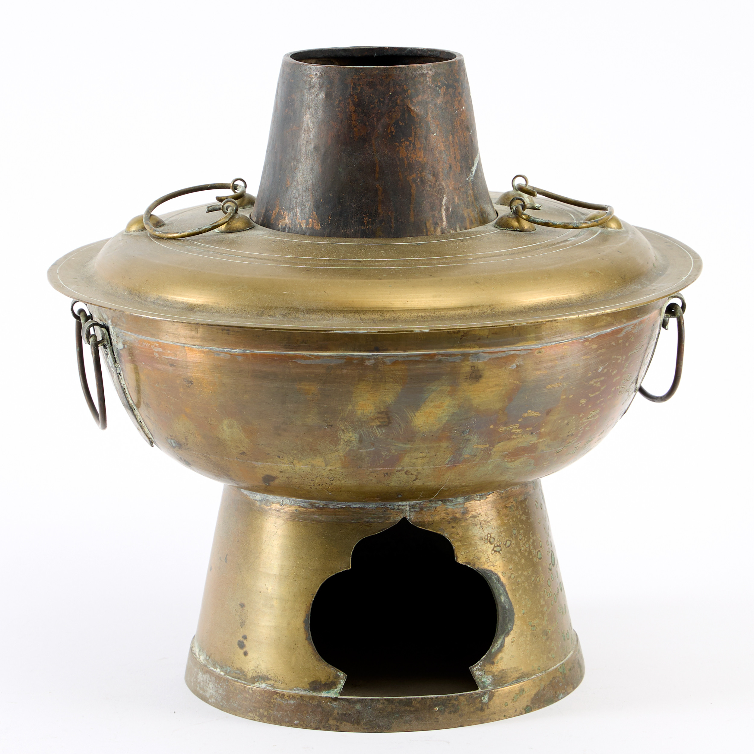 KOLGRYTA, troligen Kina eller Mongoliet. Mässing.