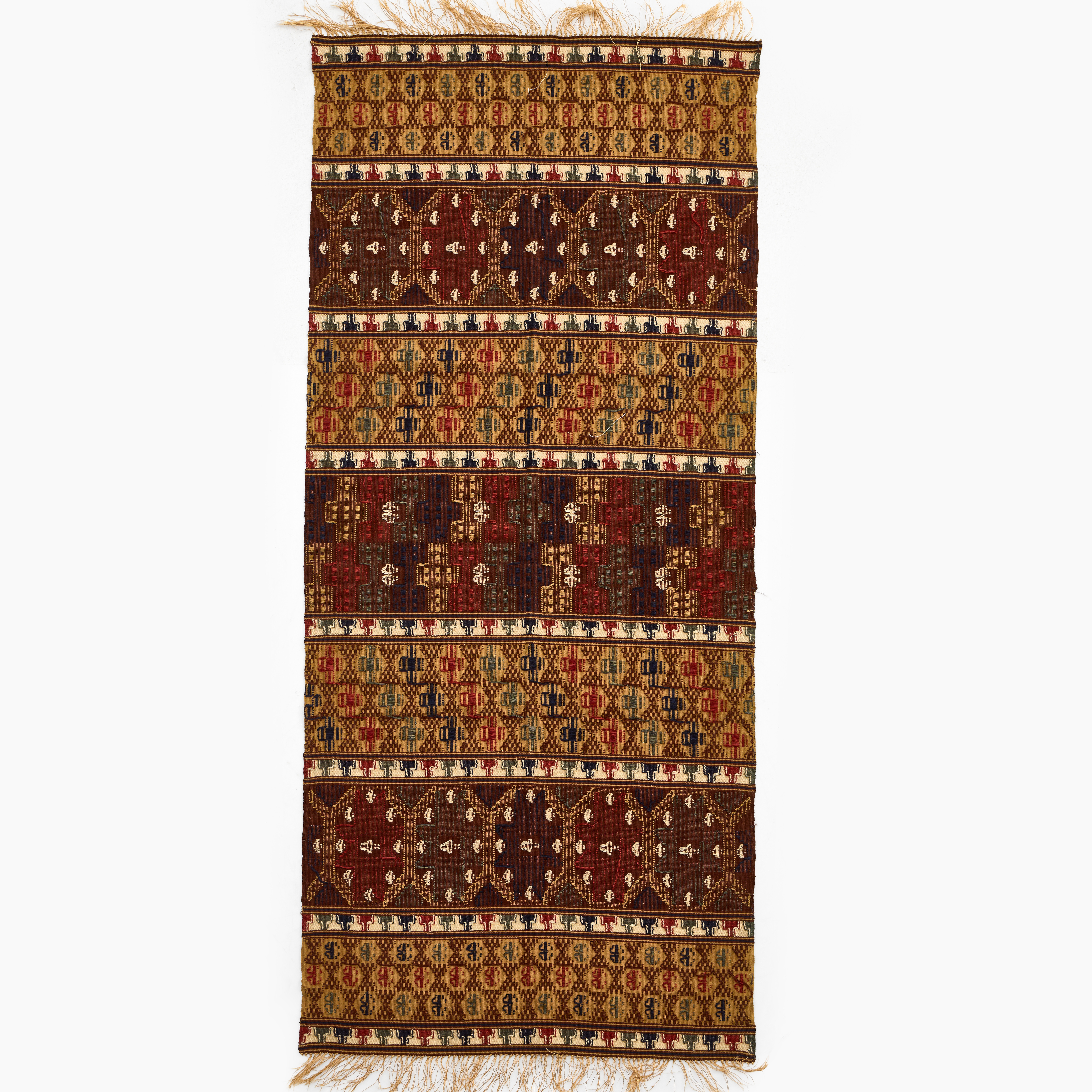 VÄVNAD/TEXTIL, allmoge, 1900-tal, ca 165 x 71 cm.