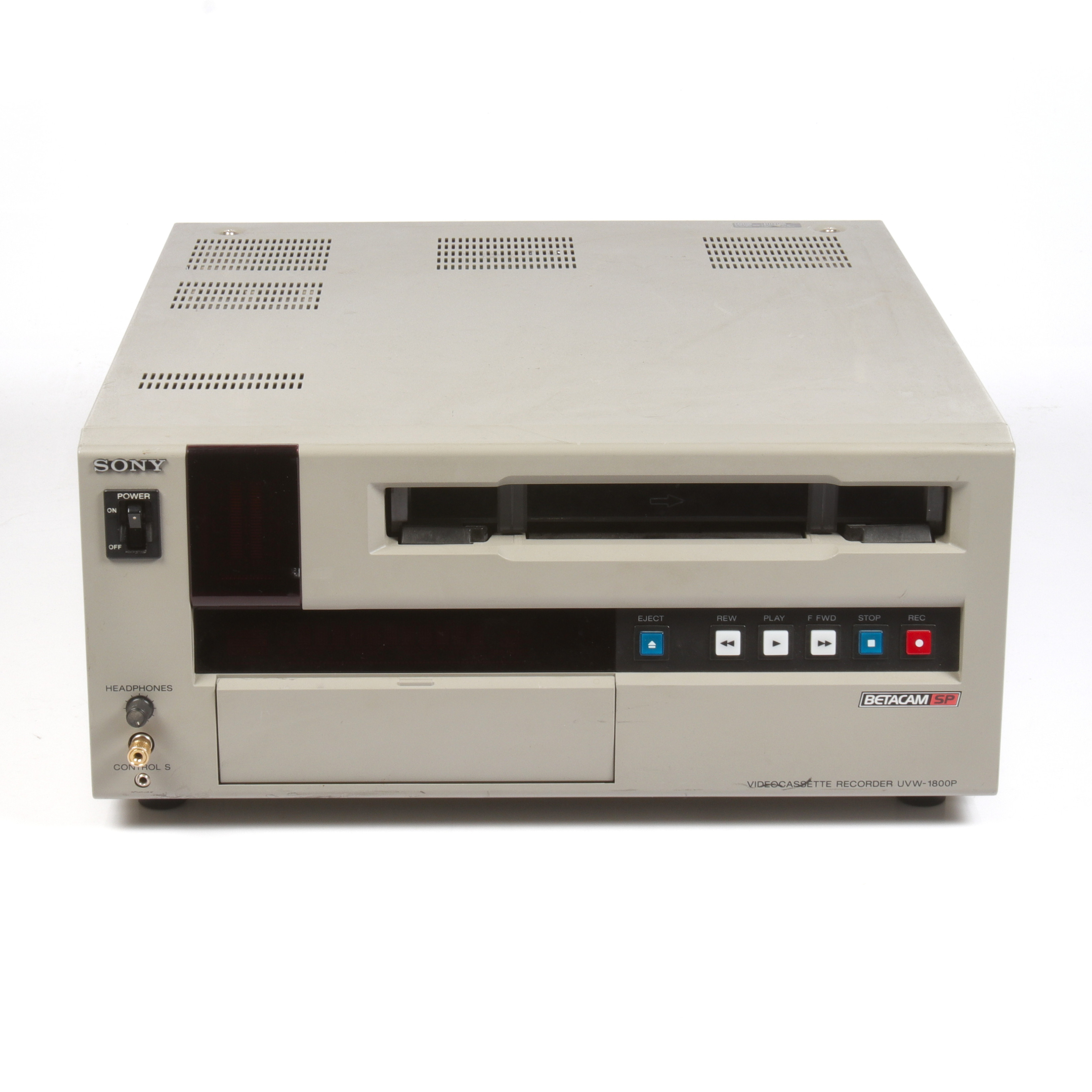 VIDEOBANDSPELARE. Sony BETACAM SP Recorder & Player, UVW-1800P, Japan. 1990-tal.