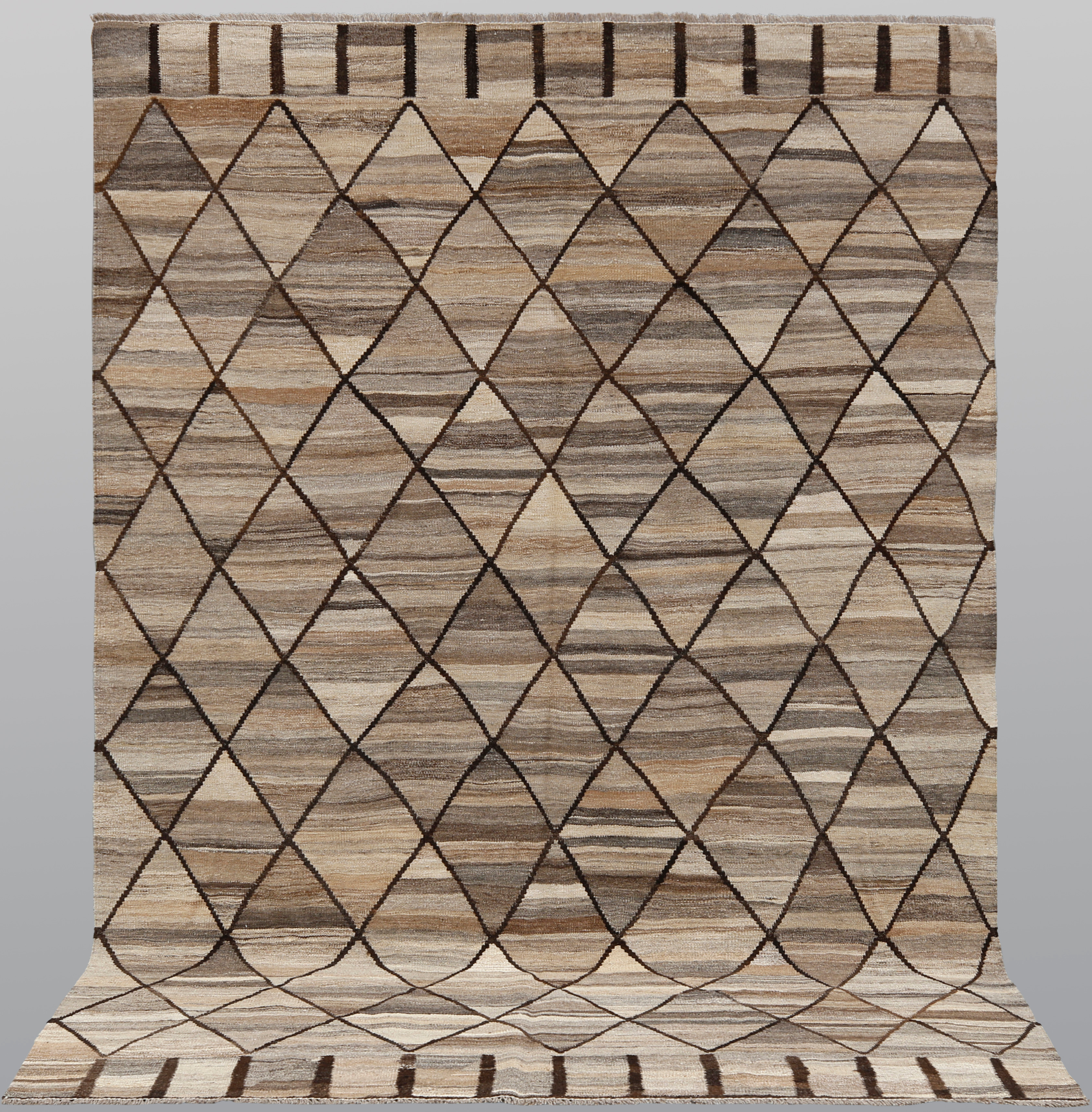 ORIENTMATTA. Kelim Marocko design, 298 x 198 cm.