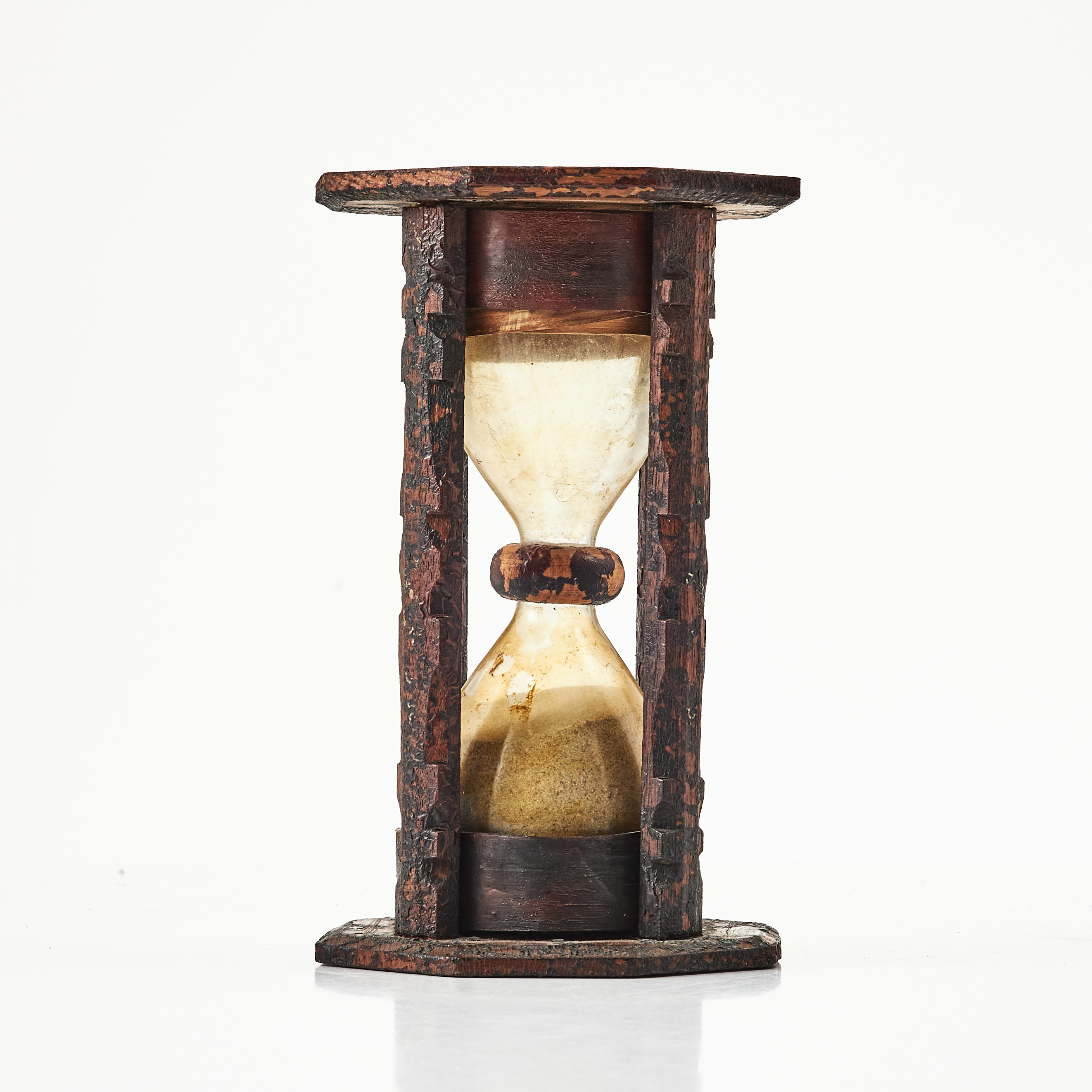 Timglas Rinner Ut Bilder för 4880541. TIMGLAS, barock, omkring år 1700, 2-delat glas ...
