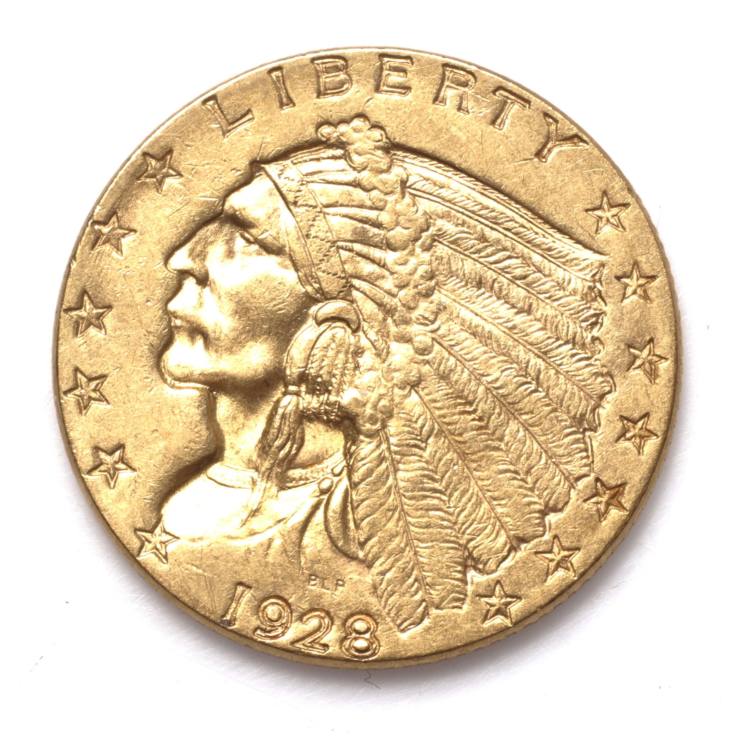 GULDMYNT, 21,6k, 2 1/2 Dollar, USA, 1928.