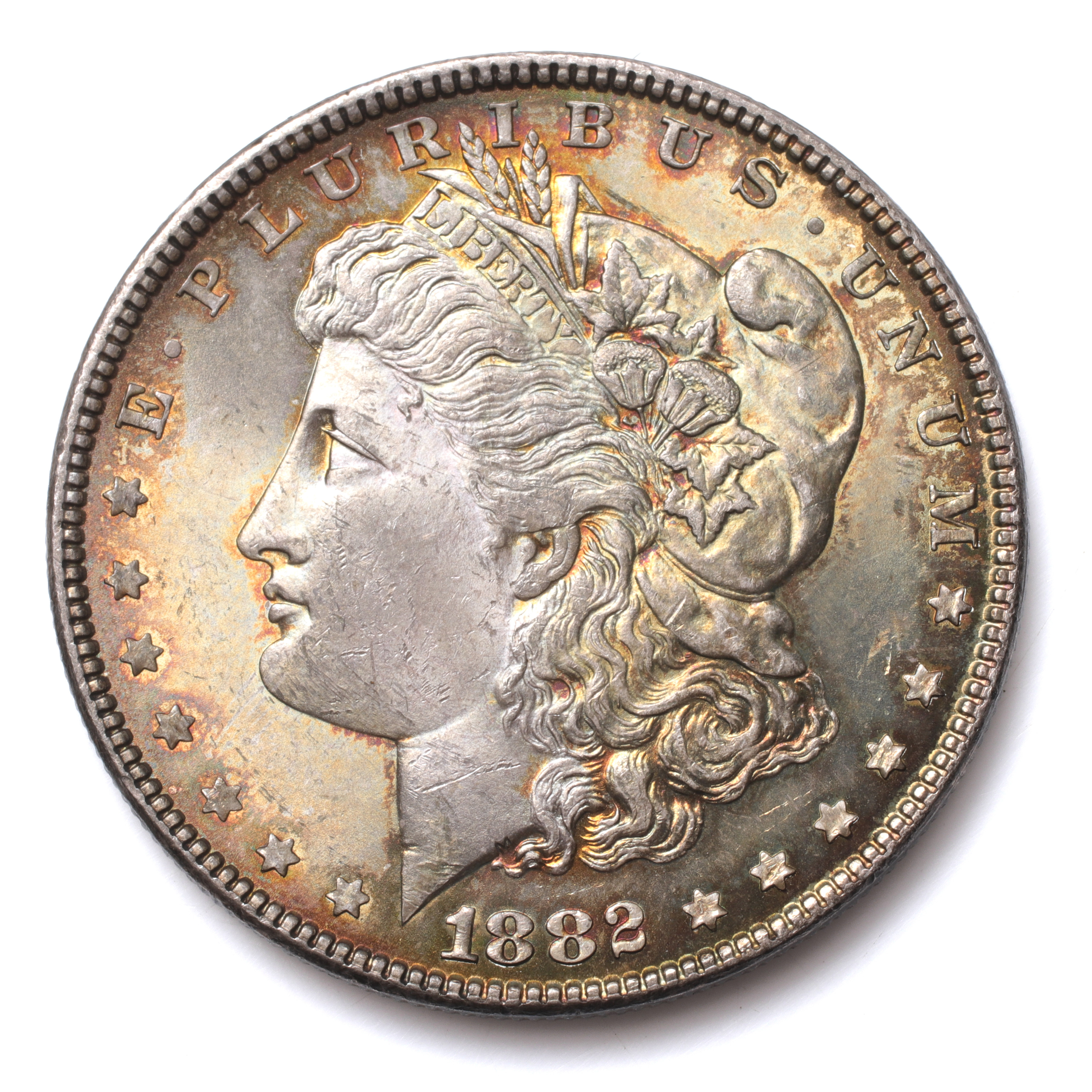 MYNT, silver, 1 Dollar, USA, 1882, Philadelphia.