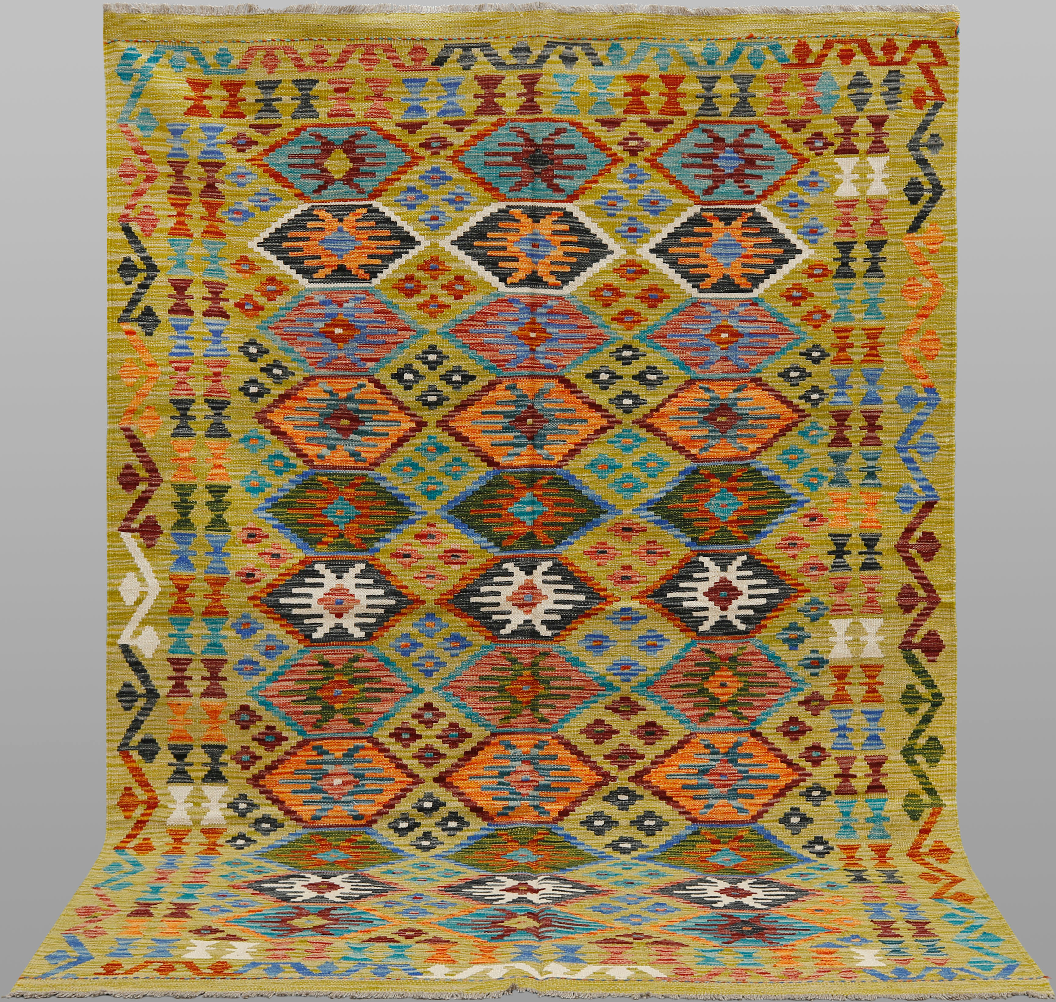 ORIENTMATTA. Kelim klassisk design, 249 x 171 cm.