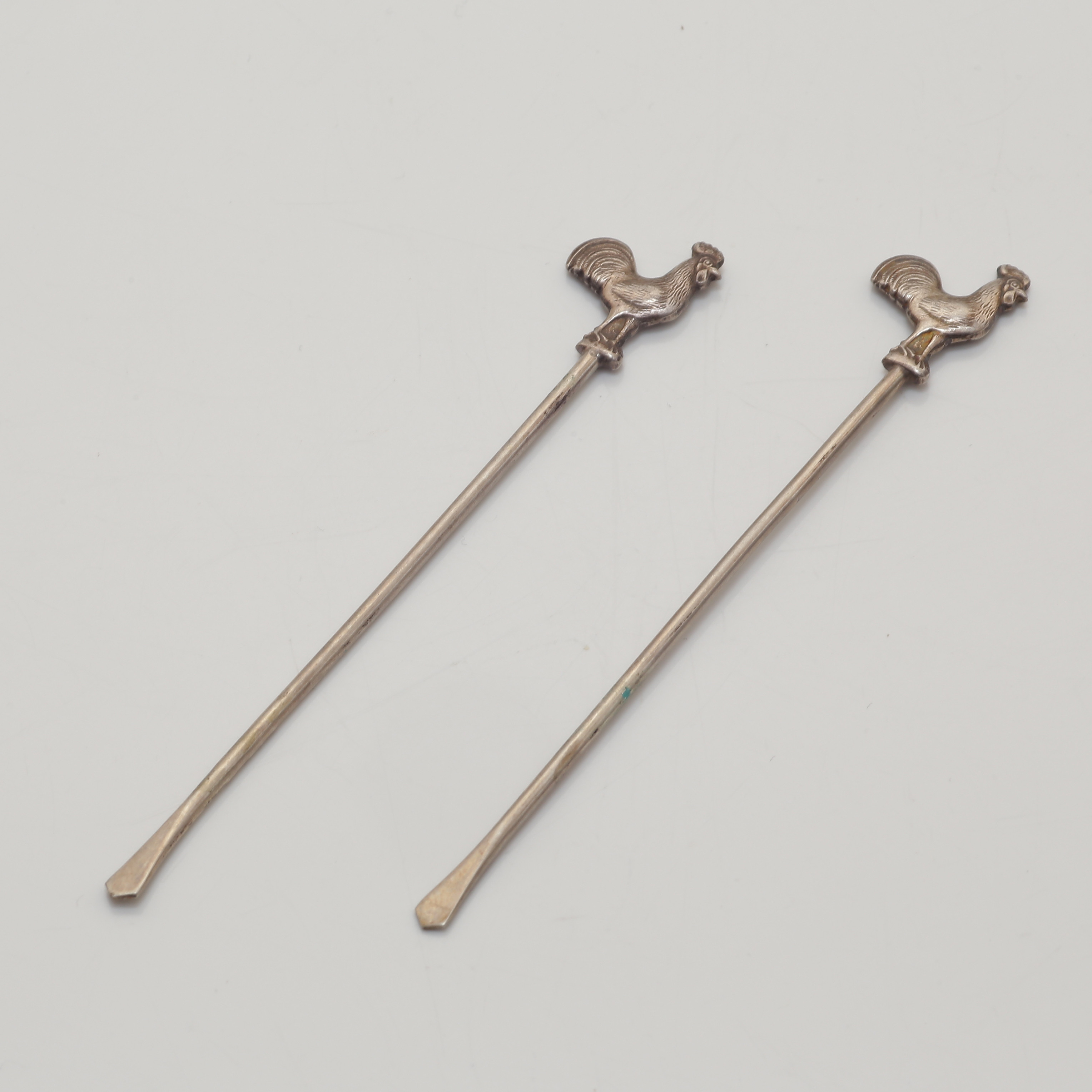 COCKTAILPINNAR, SILVER, PARET, 1962 (M9) KAPLAN, STOCKHOLM.