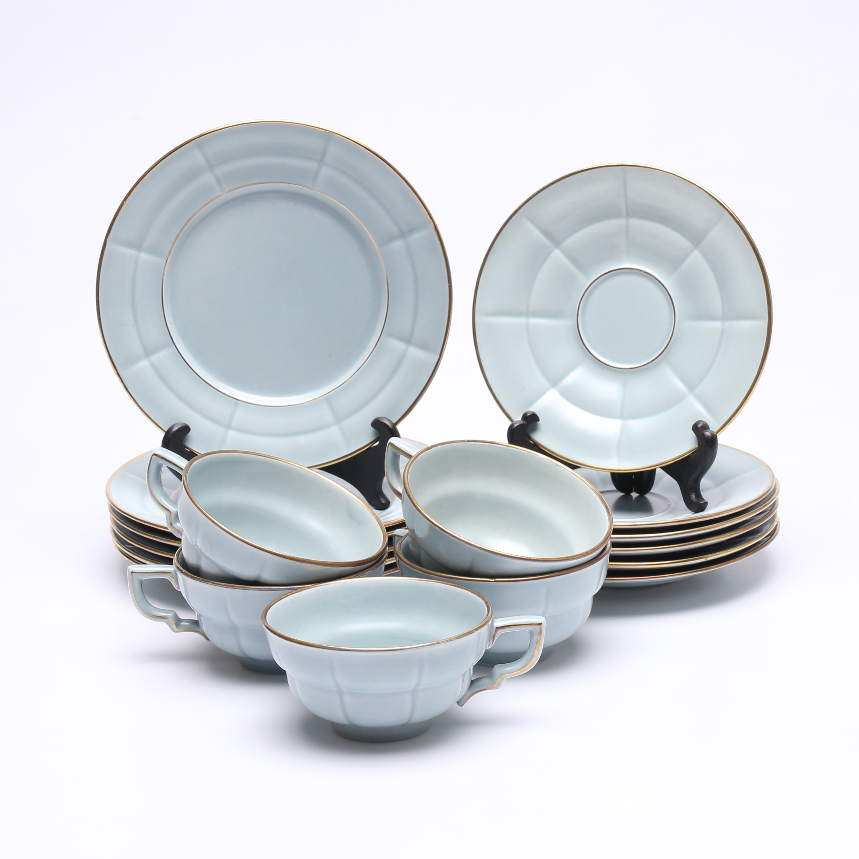 ARTHUR PERCY. Teservisdelar, "Grand", Gefle, 1900-talets första hälft/mitt.