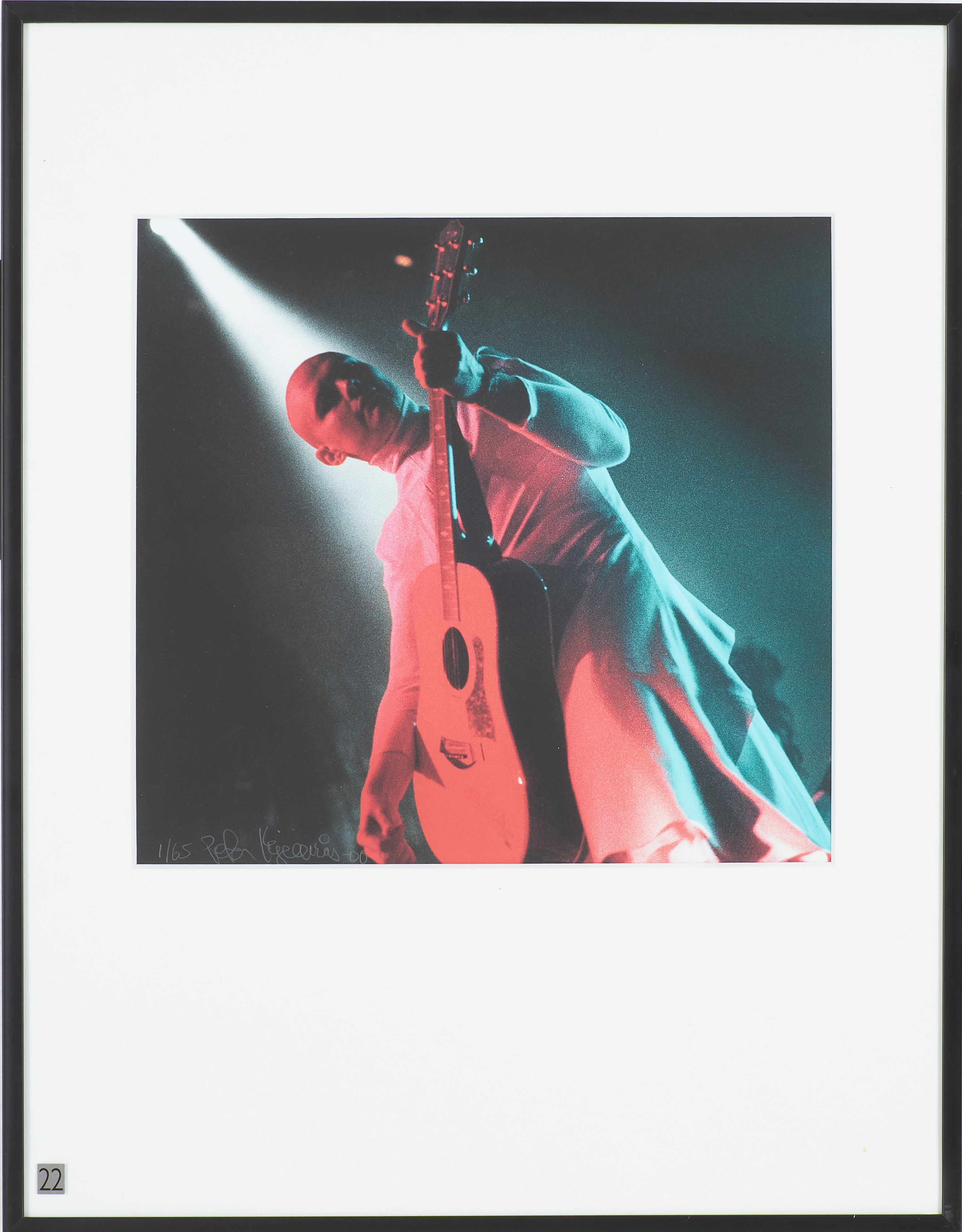 PETER KJELLERÅS (F. 1947). "Billy Corgan, Smashing Pumpkins", fotografi, 2000, signerad och numrerad 1/65.