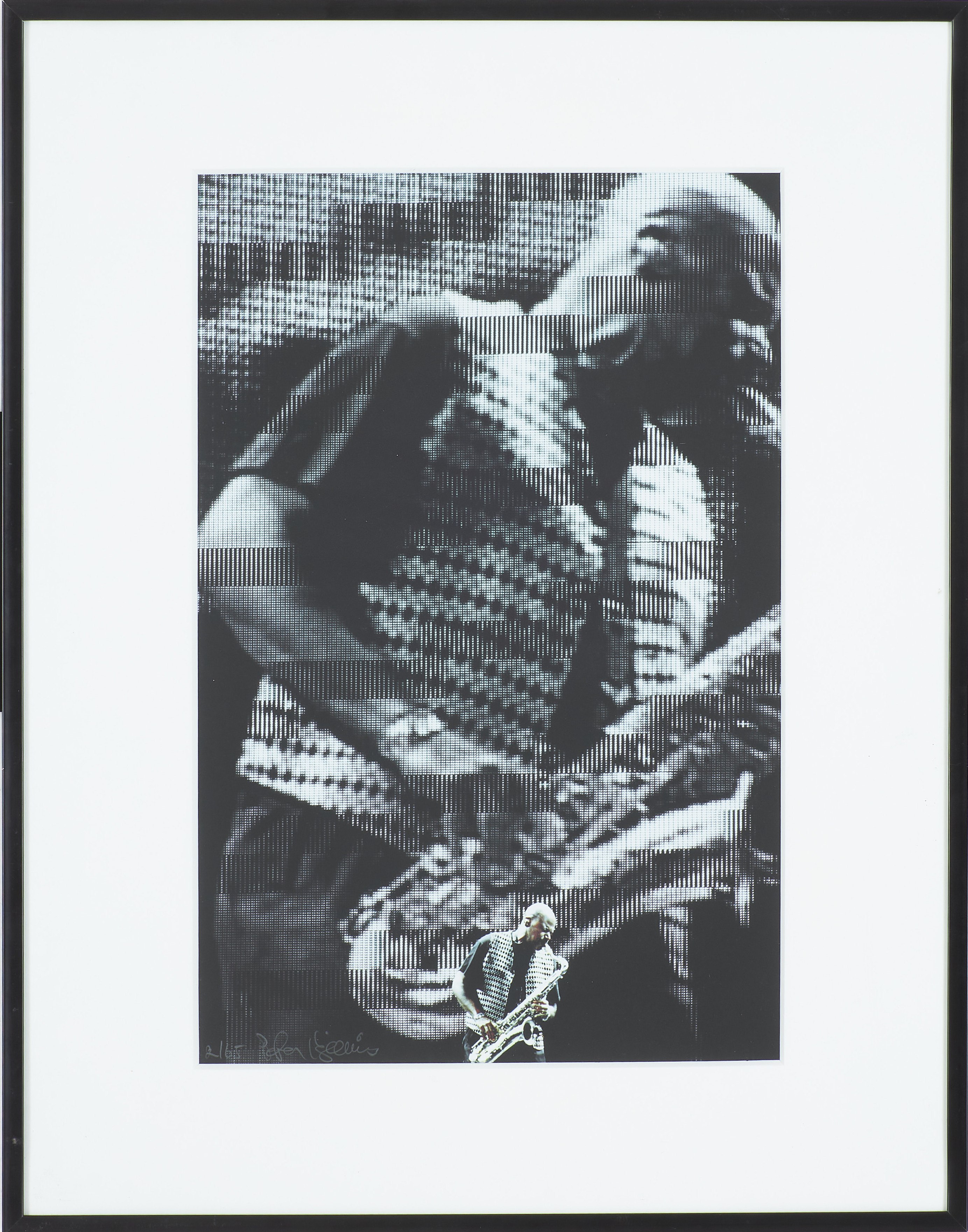 PETER KJELLERÅS (F. 1947). "Jimmy Roberts, Globen Stockholm Sweden 1991", fotografi, signerad och numrerad 2/65.