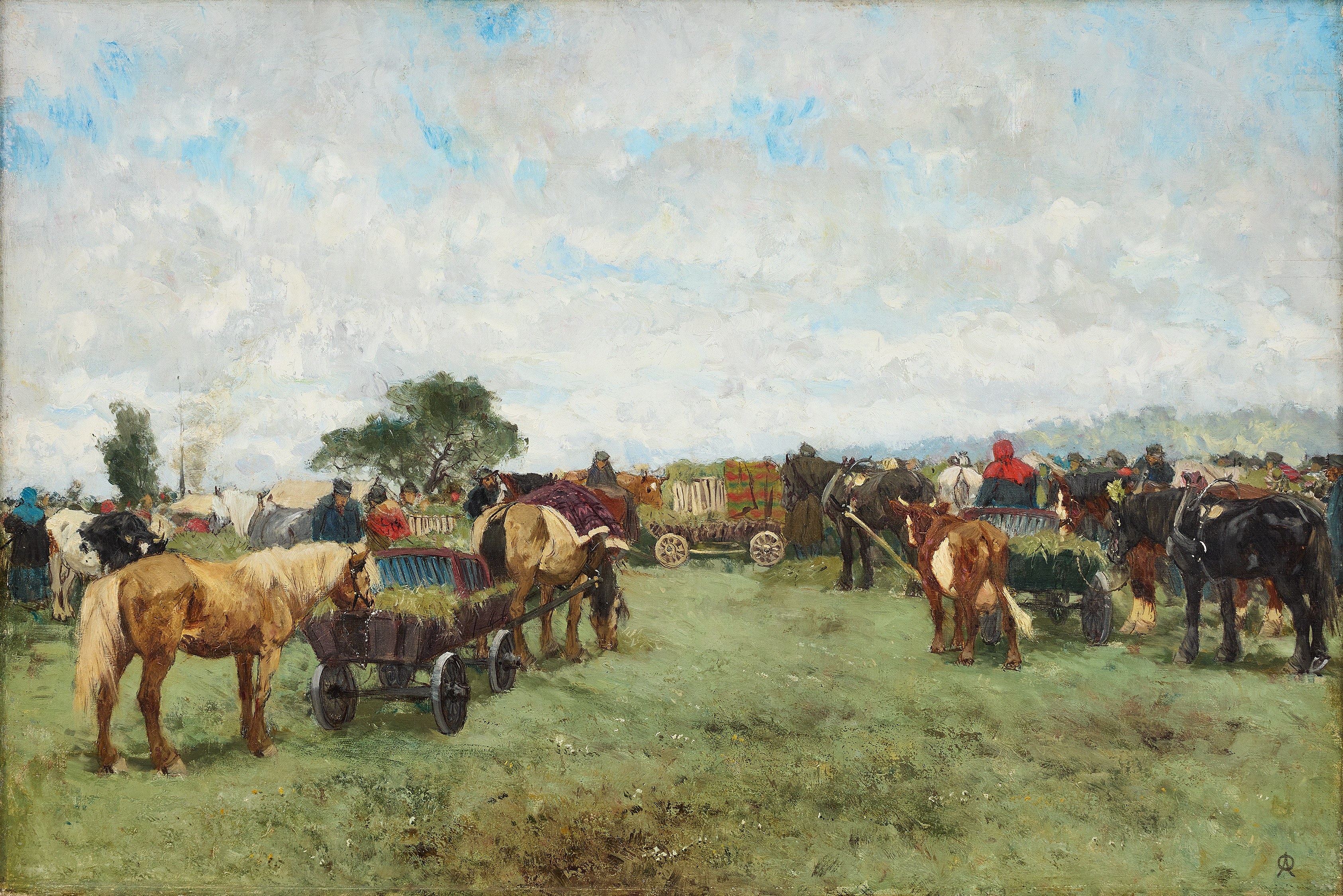 OLOF ARBORELIUS. På marknaden.