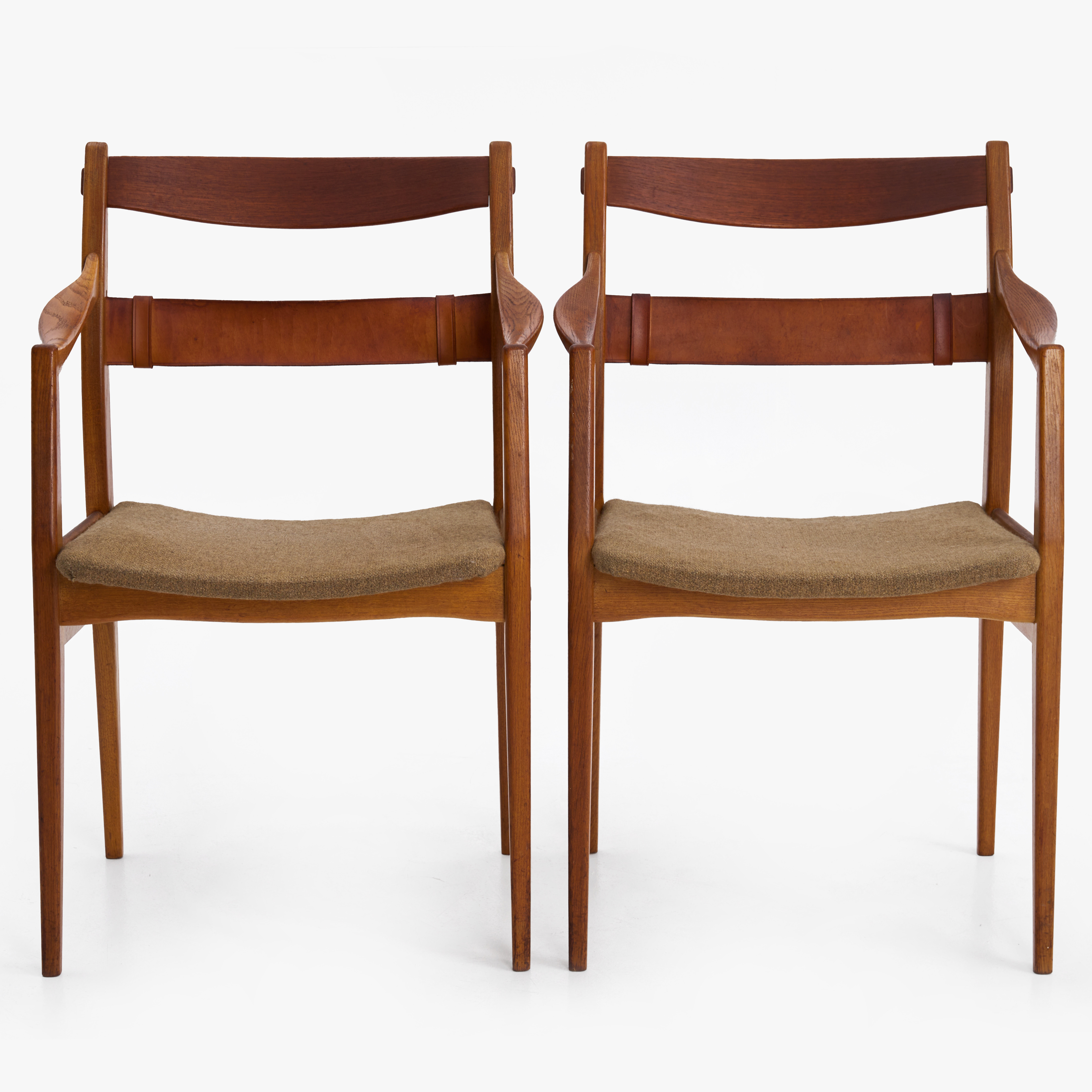 YNGVE EKSTRÖM (1913–1988). Karmstolar, ett par, "Remus", Swedese, 1960-tal.