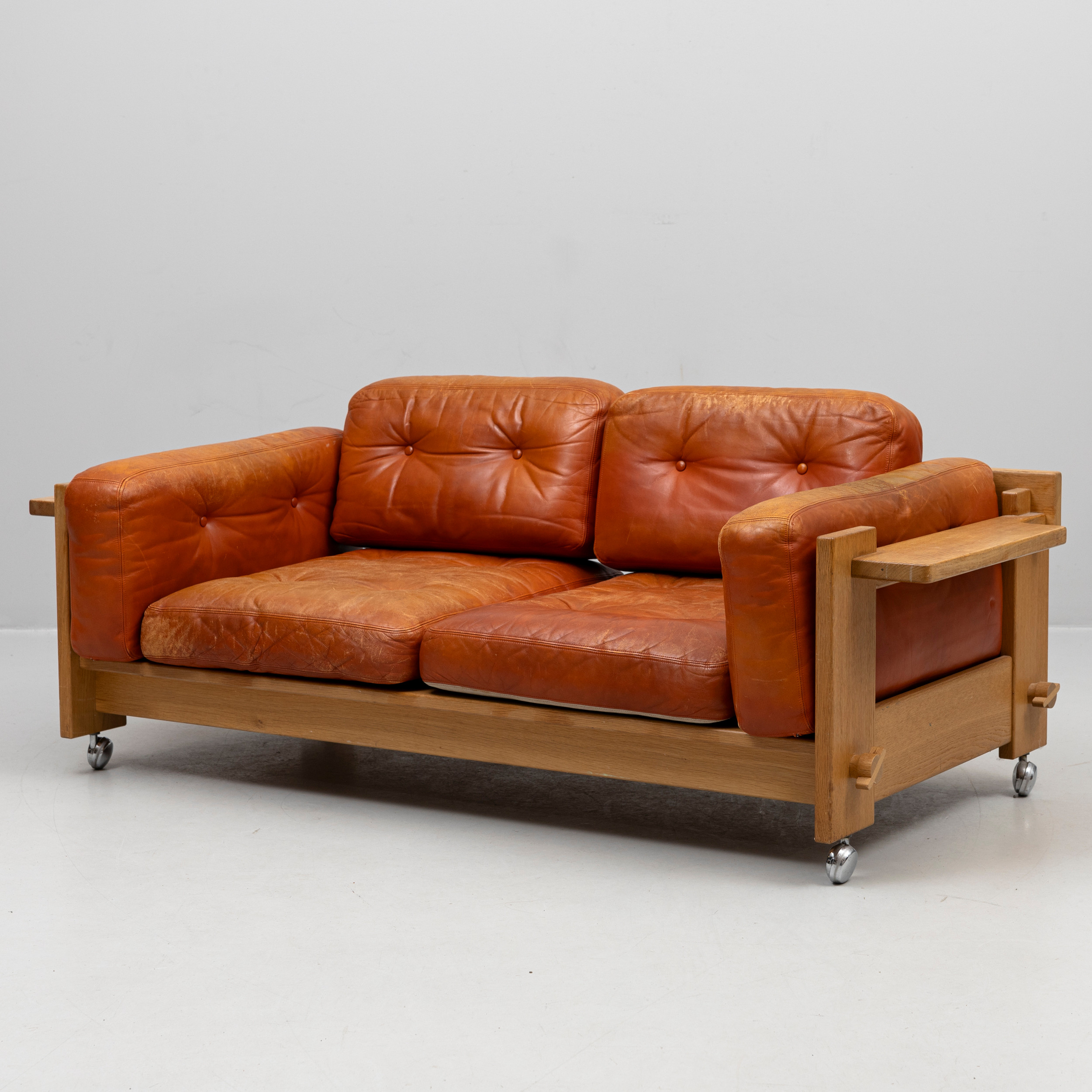 YNGVE EKSTRÖM. Soffa, "Kontrapunkt", Swedese, ek, 1970-tal.