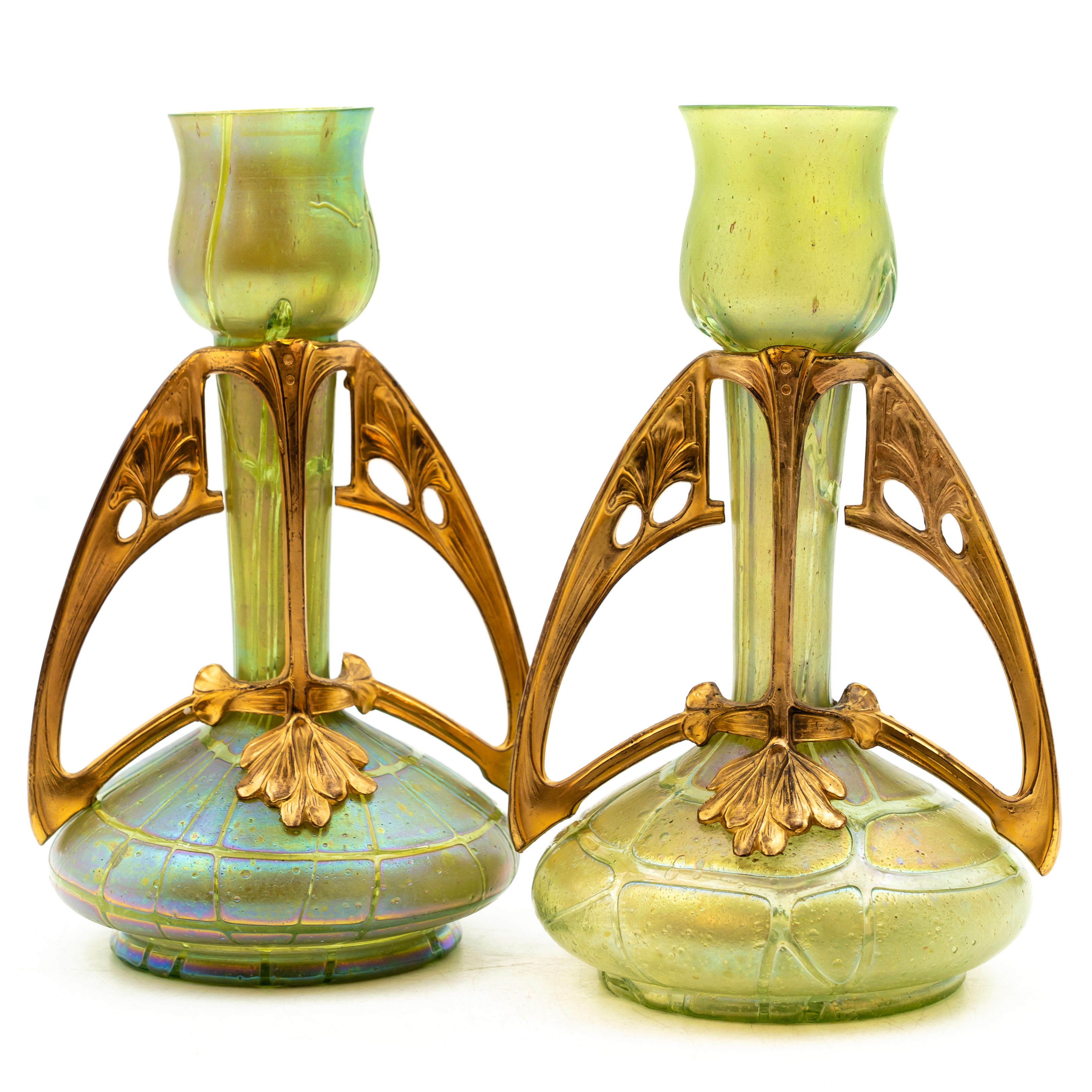 Vaser, Glas, Jugend, Mässing, Tidigt 1900-tal, Ett par.