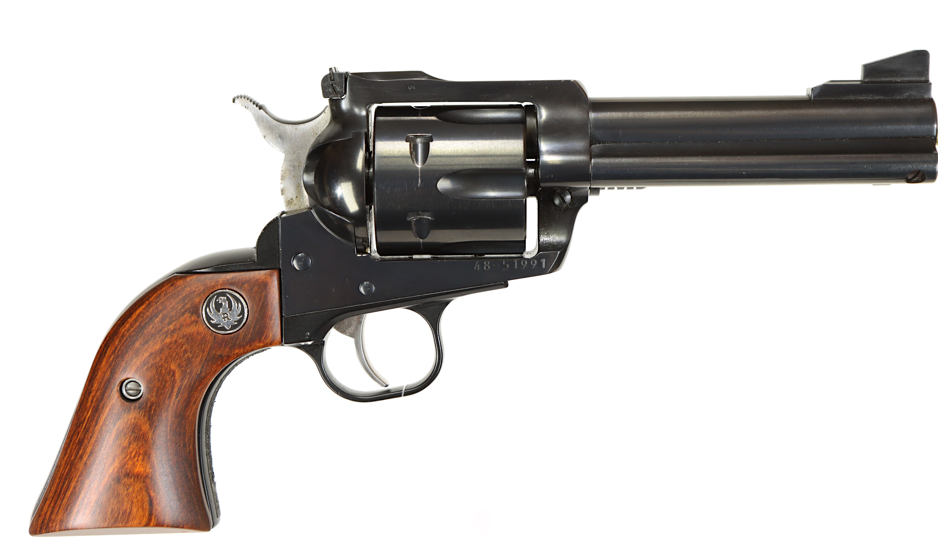 REVOLVER, fabrikat Ruger, modell New Model Blackhawk, kaliber .45 Colt, tillv.nr 48-51991, se-nr SE2609223.