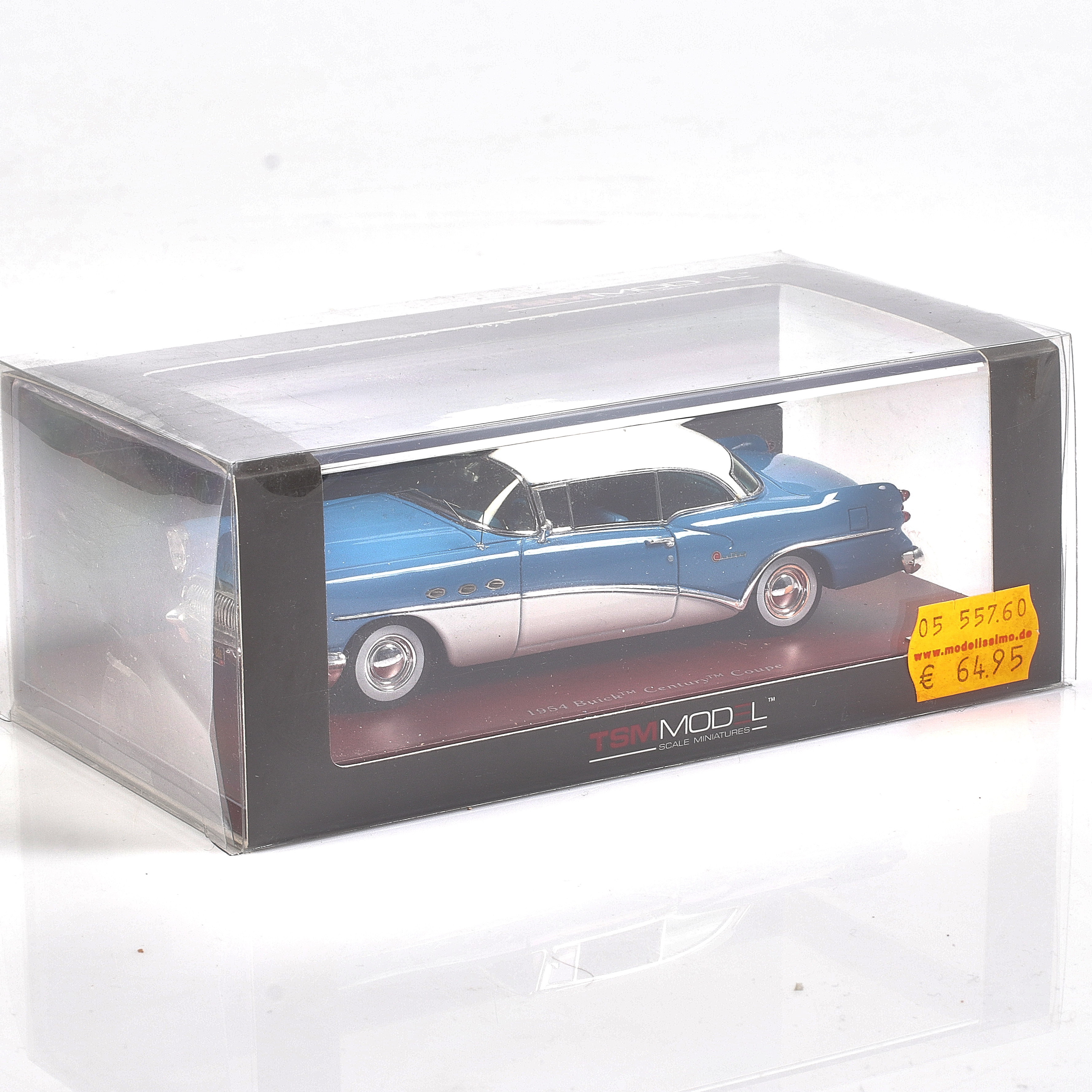 MODELLBIL, metall/resin, Buick Century Coupé, 1954, TSM Model, skala 1:43.