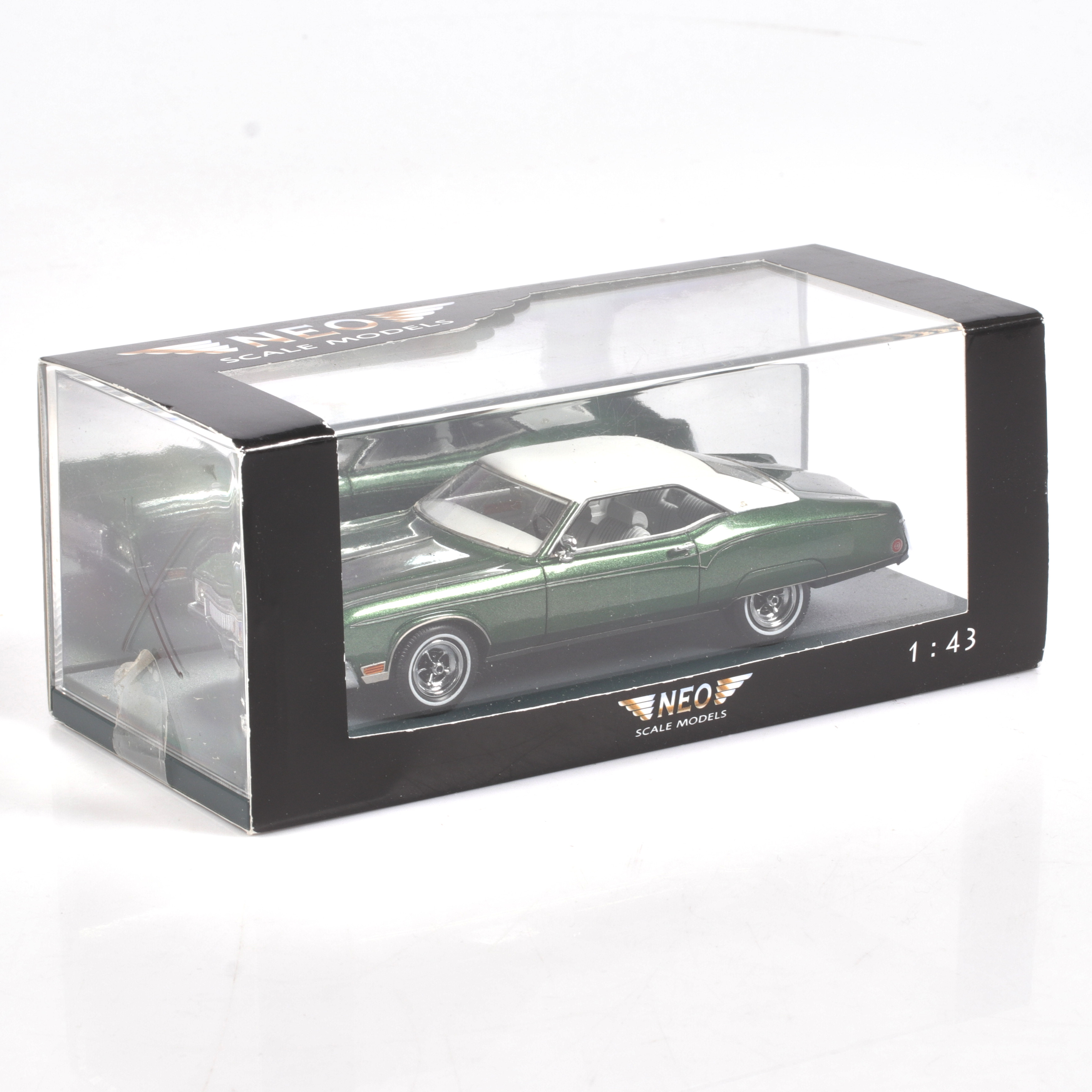 MODELLBIL, metall/resin, Buick Riviera, NEO Models, skala 1:43.