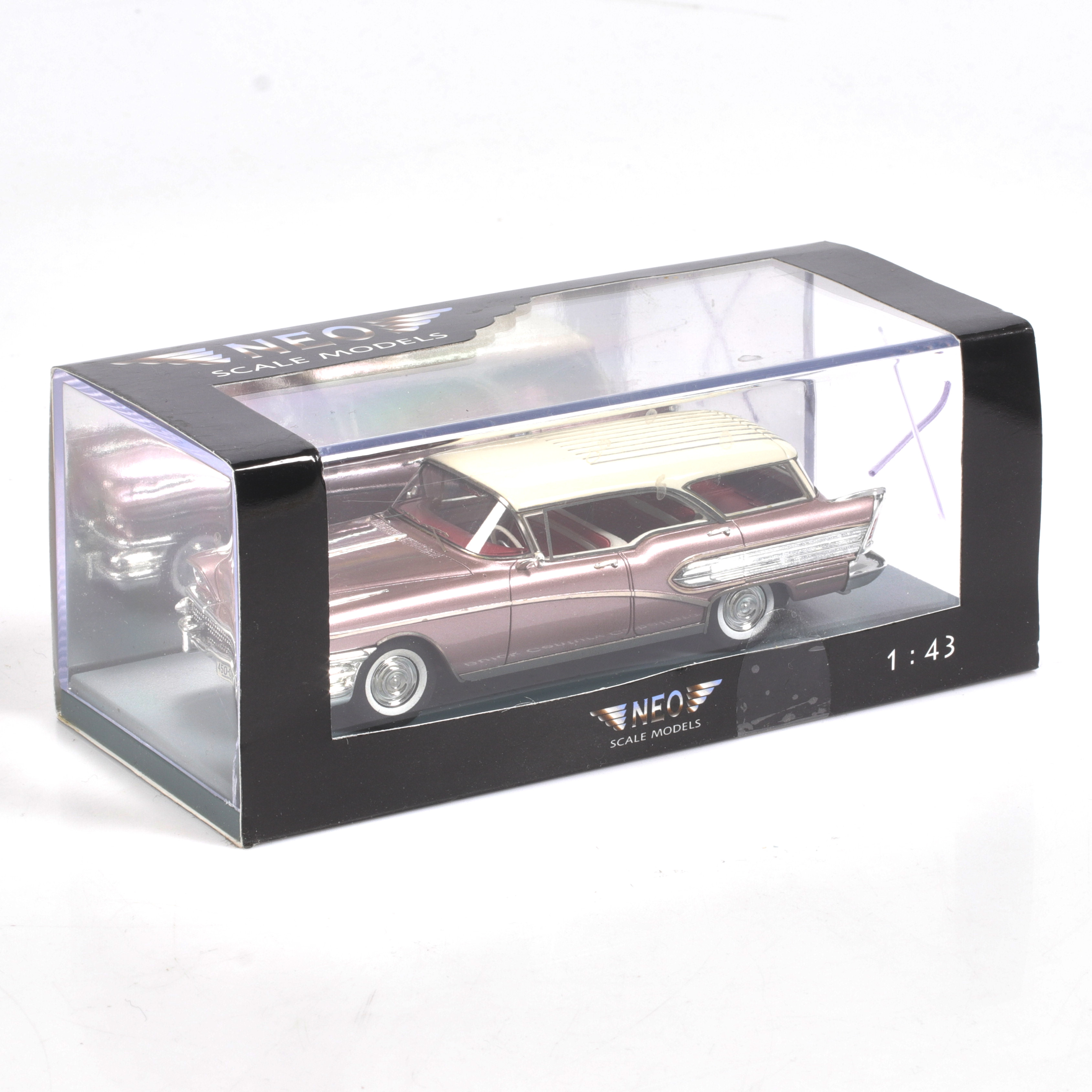 MODELLBIL, metall/resin, Buick Century Caballero, NEO Models, skala 1:43.