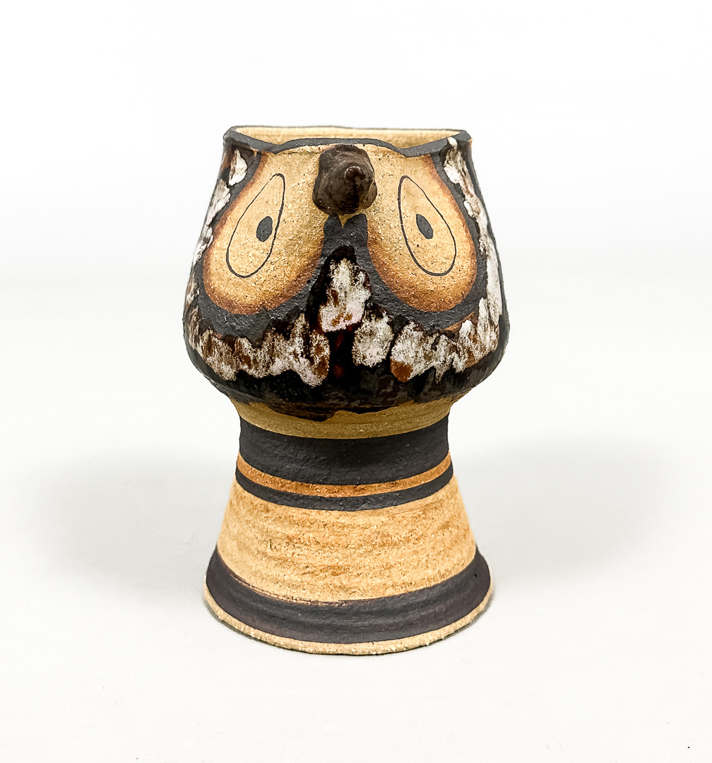 KAREN BOEL. VAS, keramik, signerad, Danmark, 1960-tal.