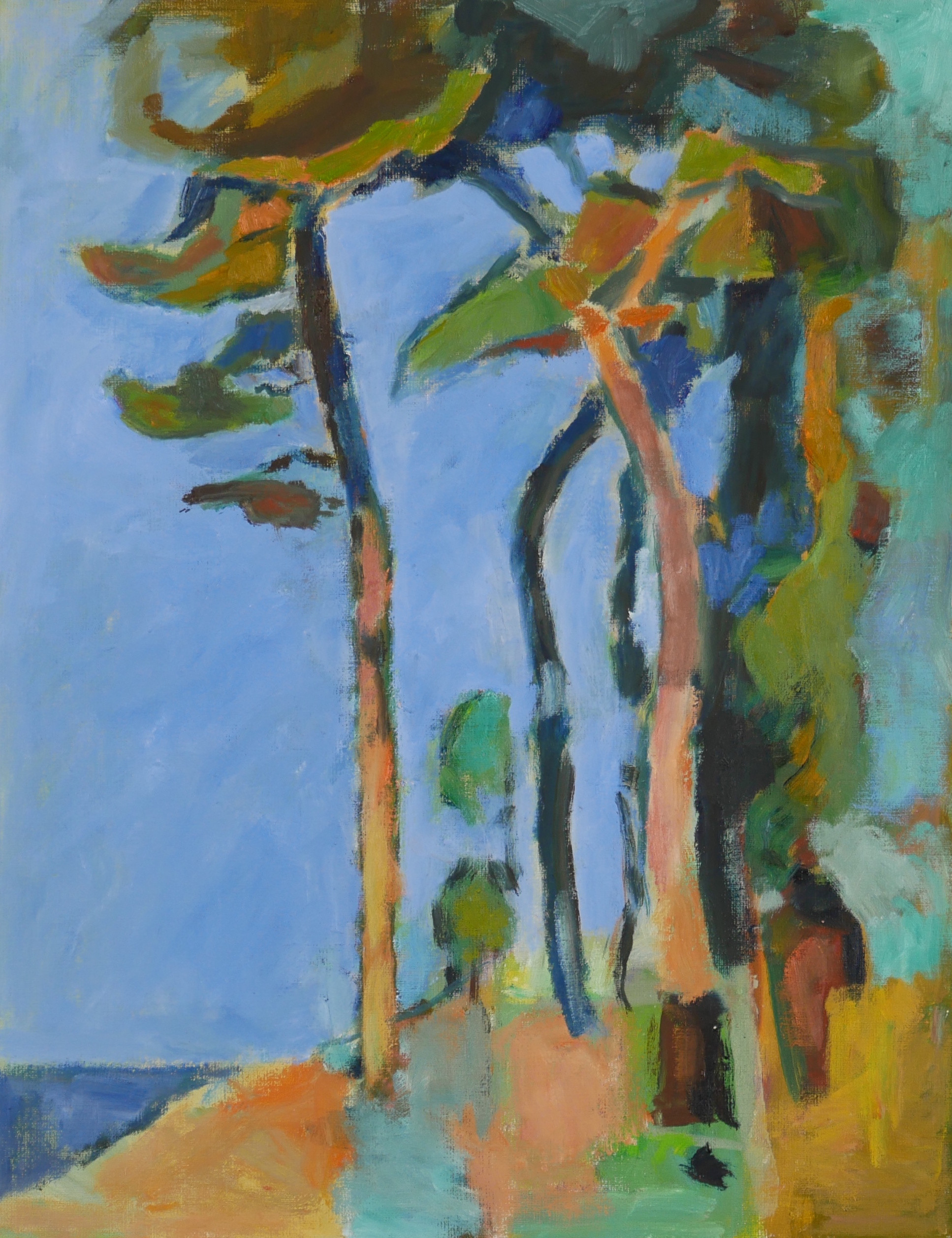 ROLF INGVAR KARLSSON. Väderöarna, olja på duk, osignerad.