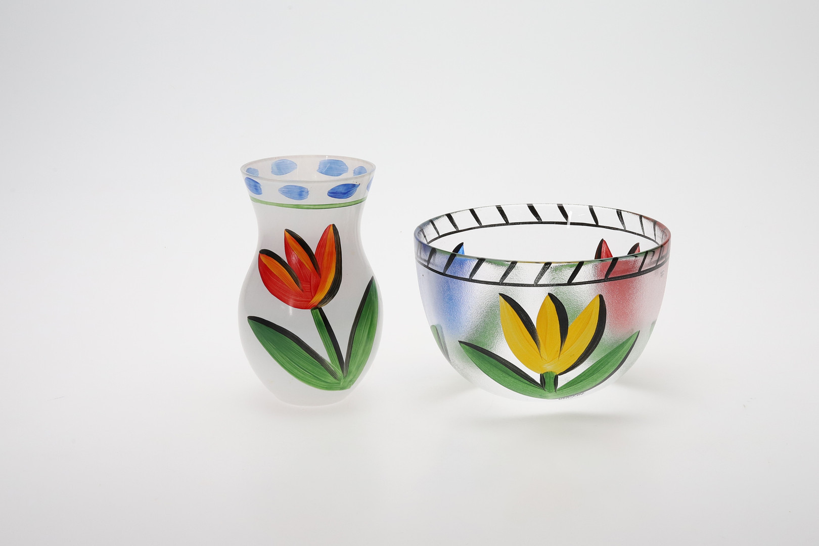 ULRICA HYDMAN-VALLIEN. SKÅL & VAS, glas, "Tulip", Kosta Boda.