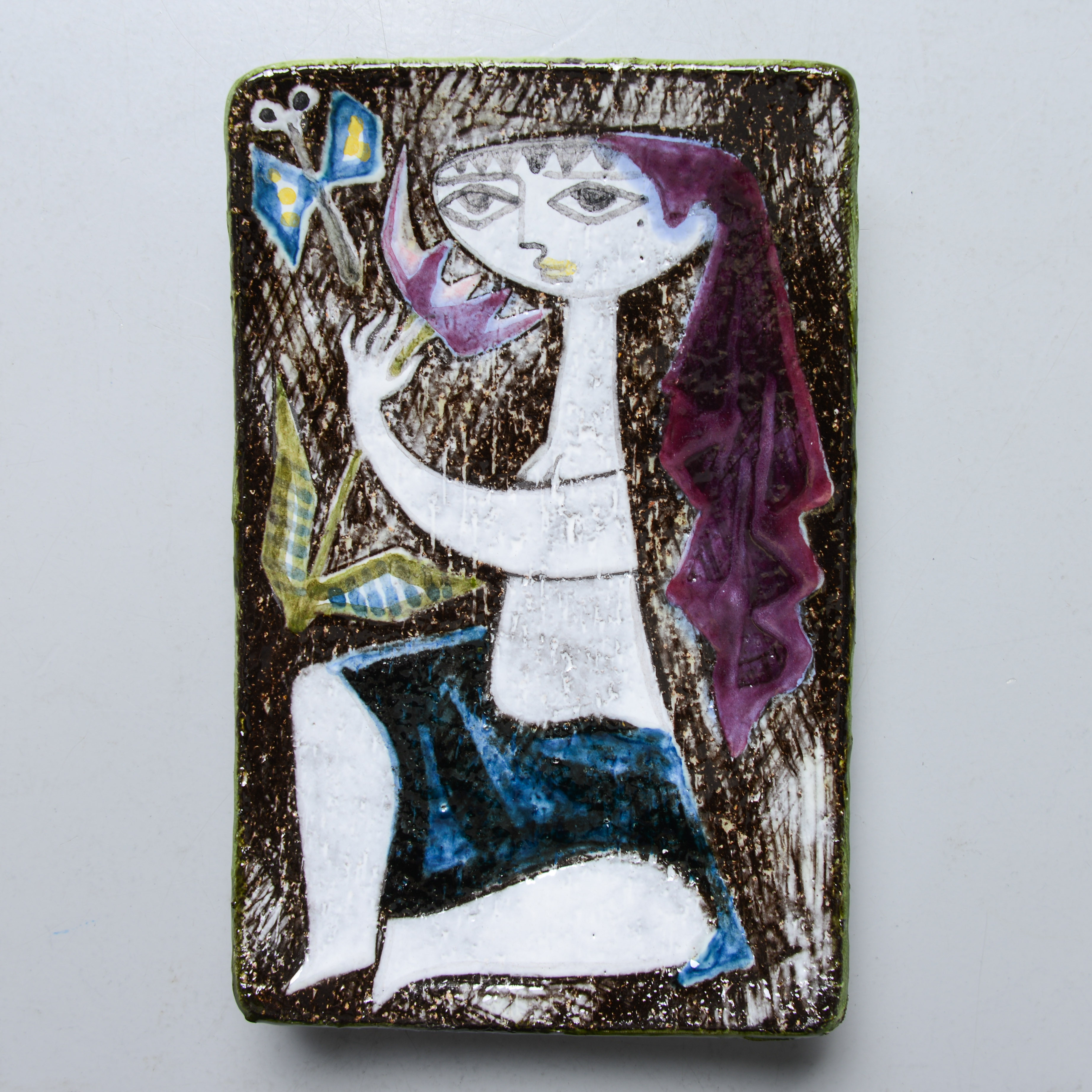 MARI SIMMULSON. Fat, unikat, Upsala-Ekeby, signerad, 1950-tal.