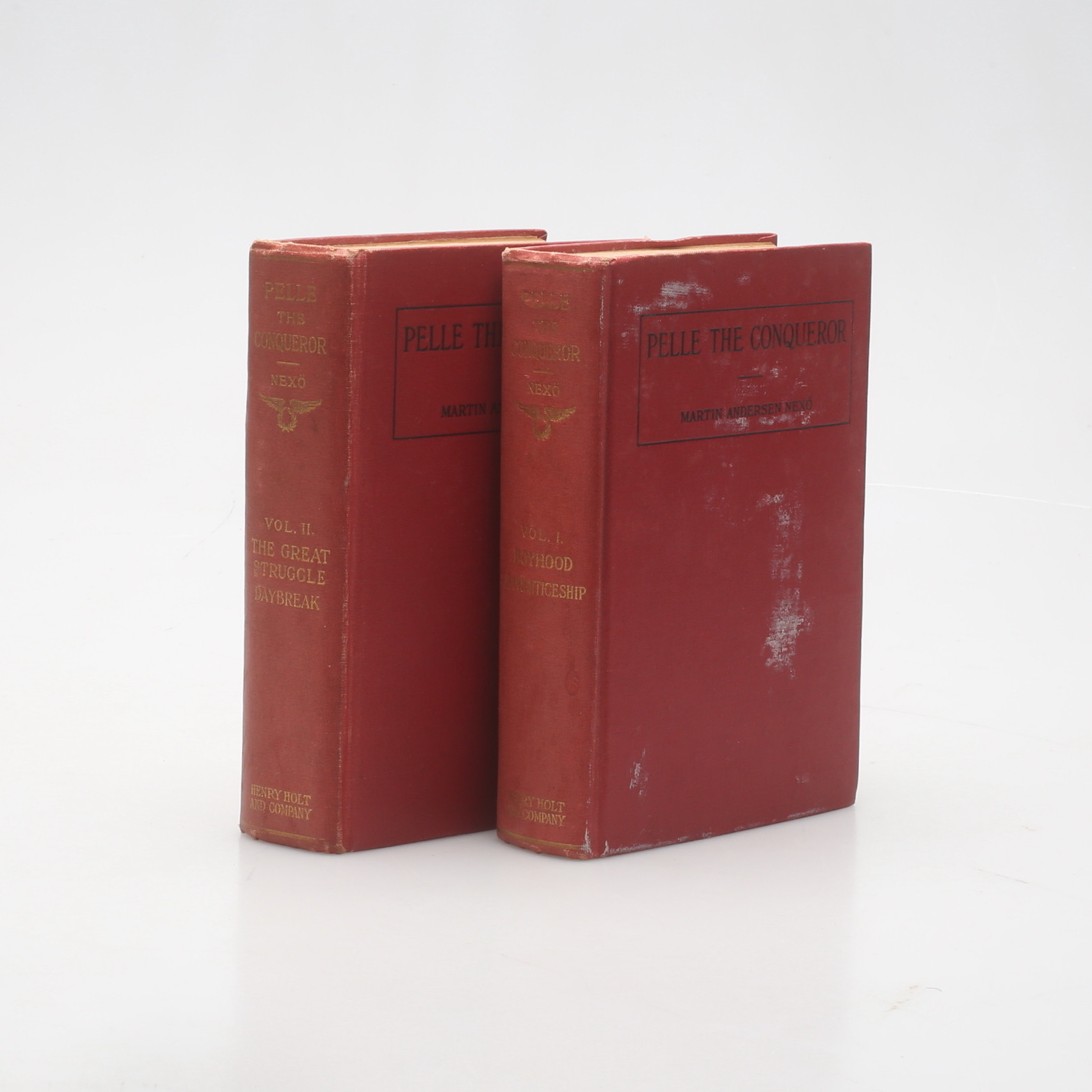 BÖCKER, 2 st, Martin Andersen Nexö, "Pelle the Conqueror", 1917.