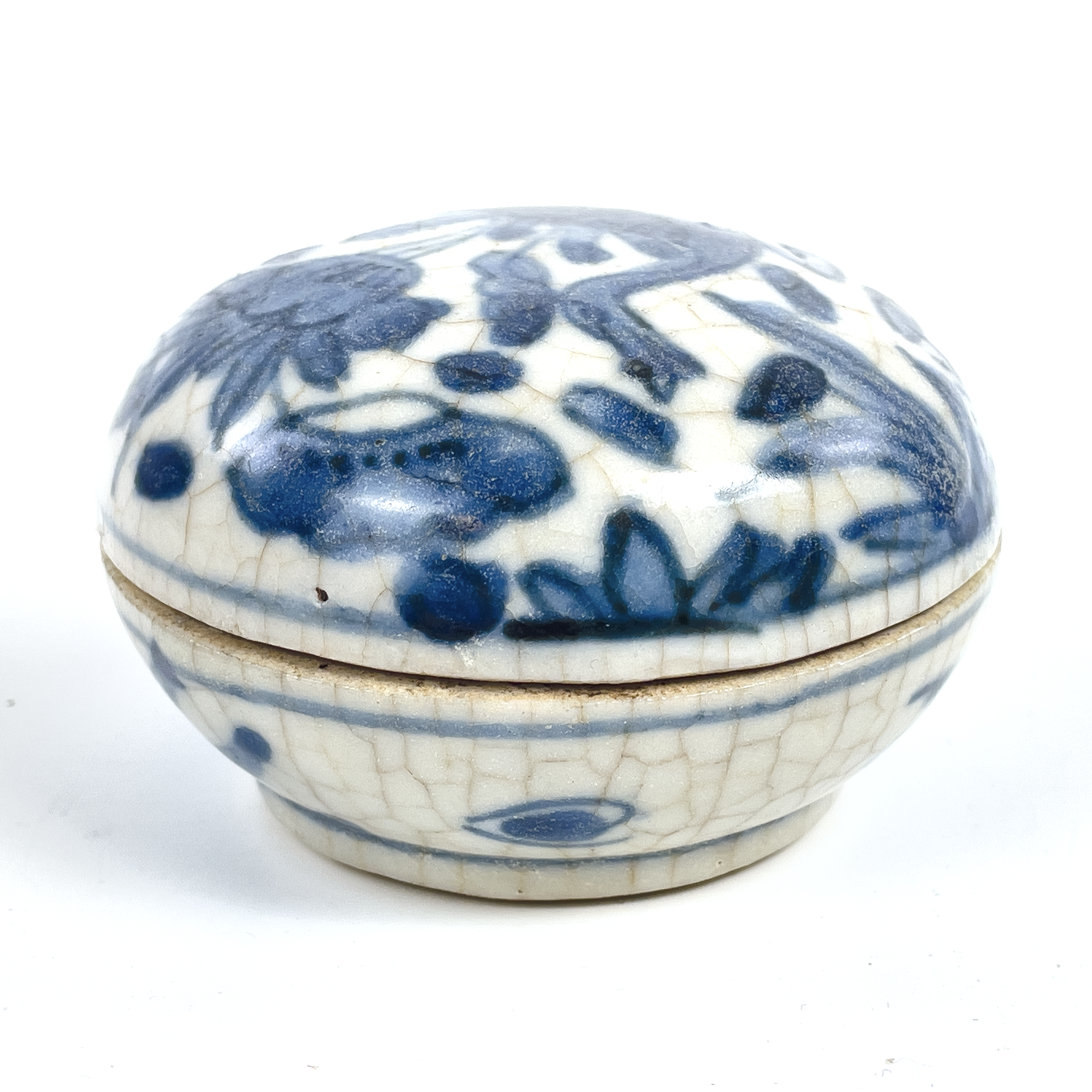 LOCKASK/DOSA. Porslin, Kina, möjligen Wanli (1573-1620).