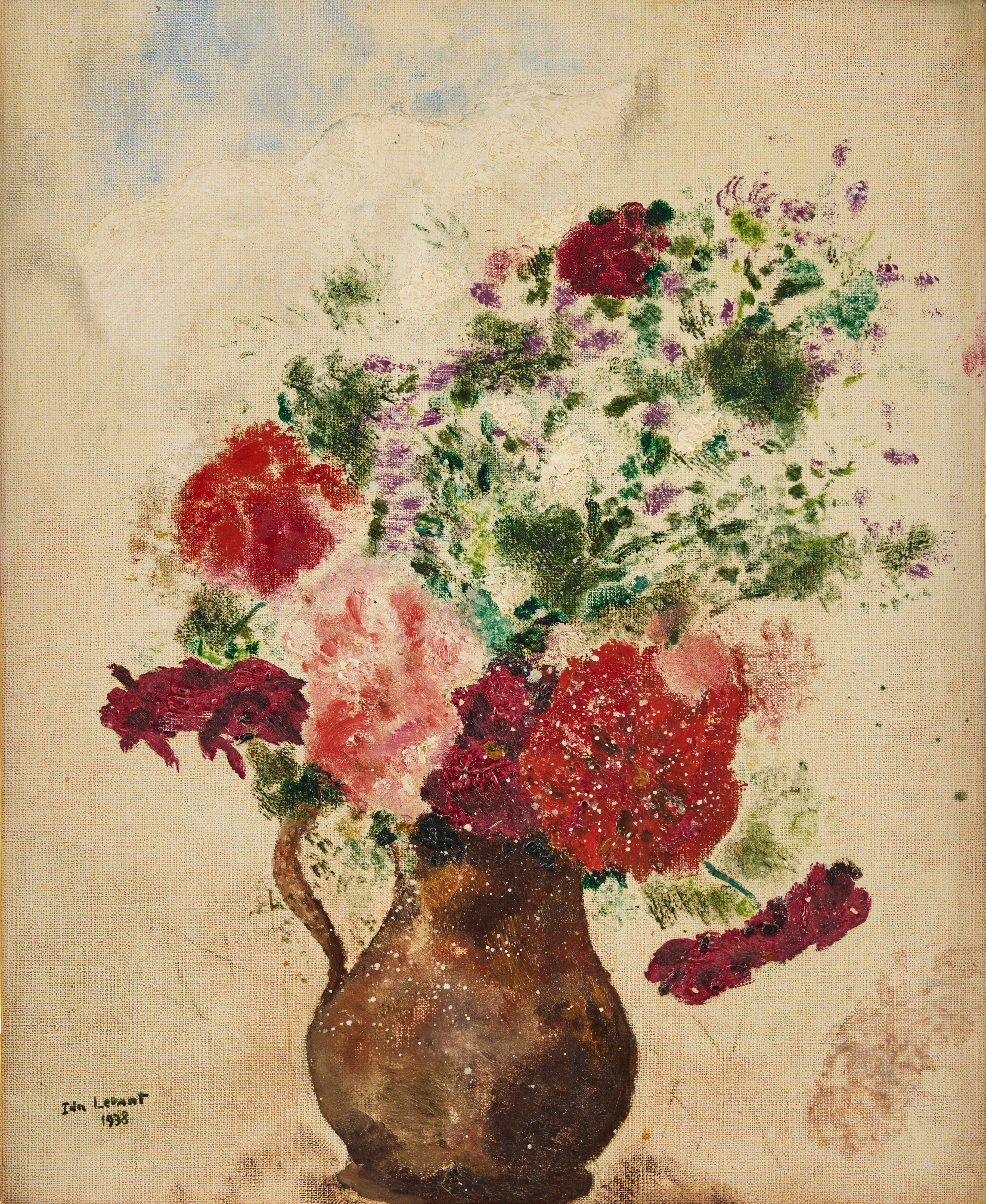 IDA LEVANT CHAGALL. "Fleurs".