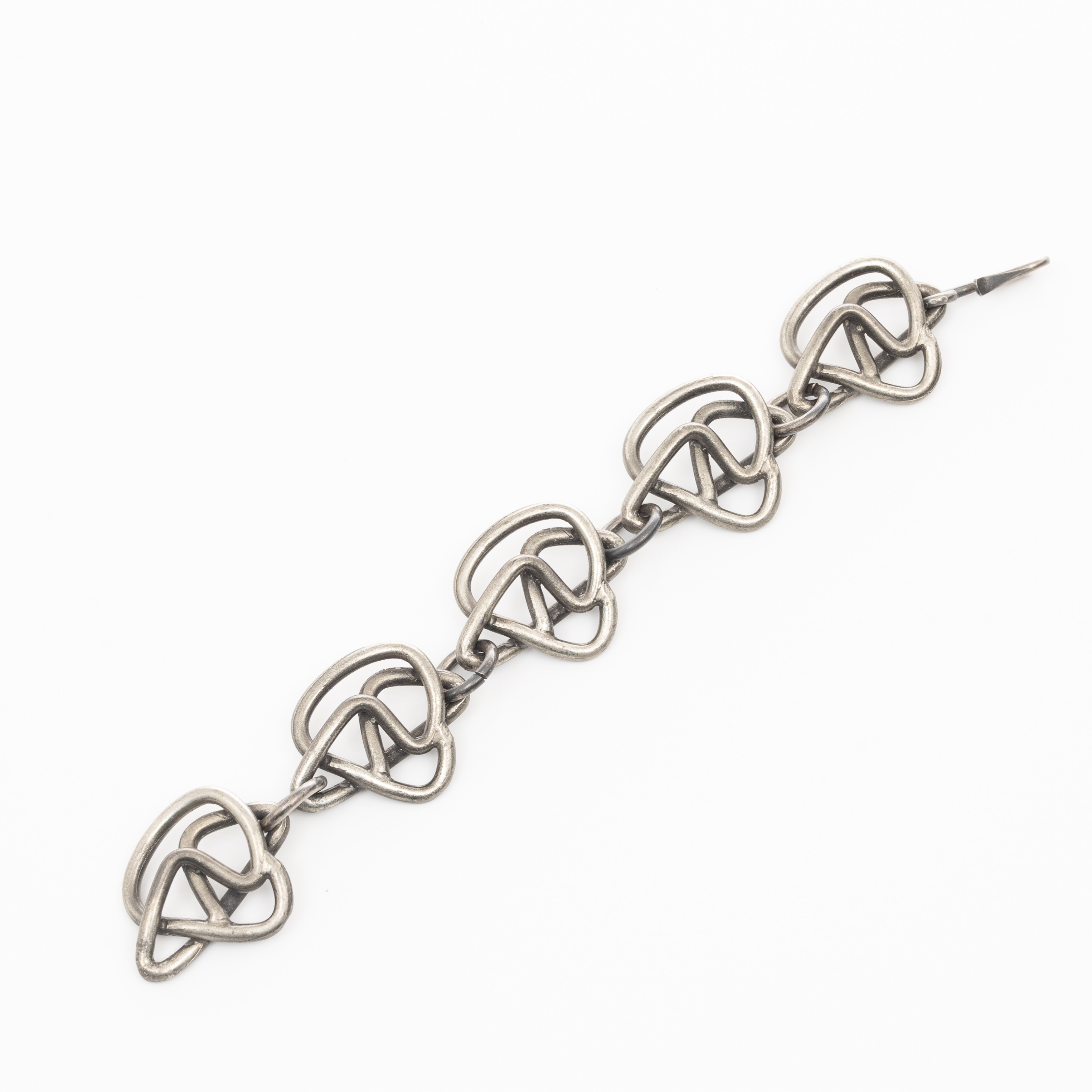 ARMBAND, Oxiderat sterling silver.